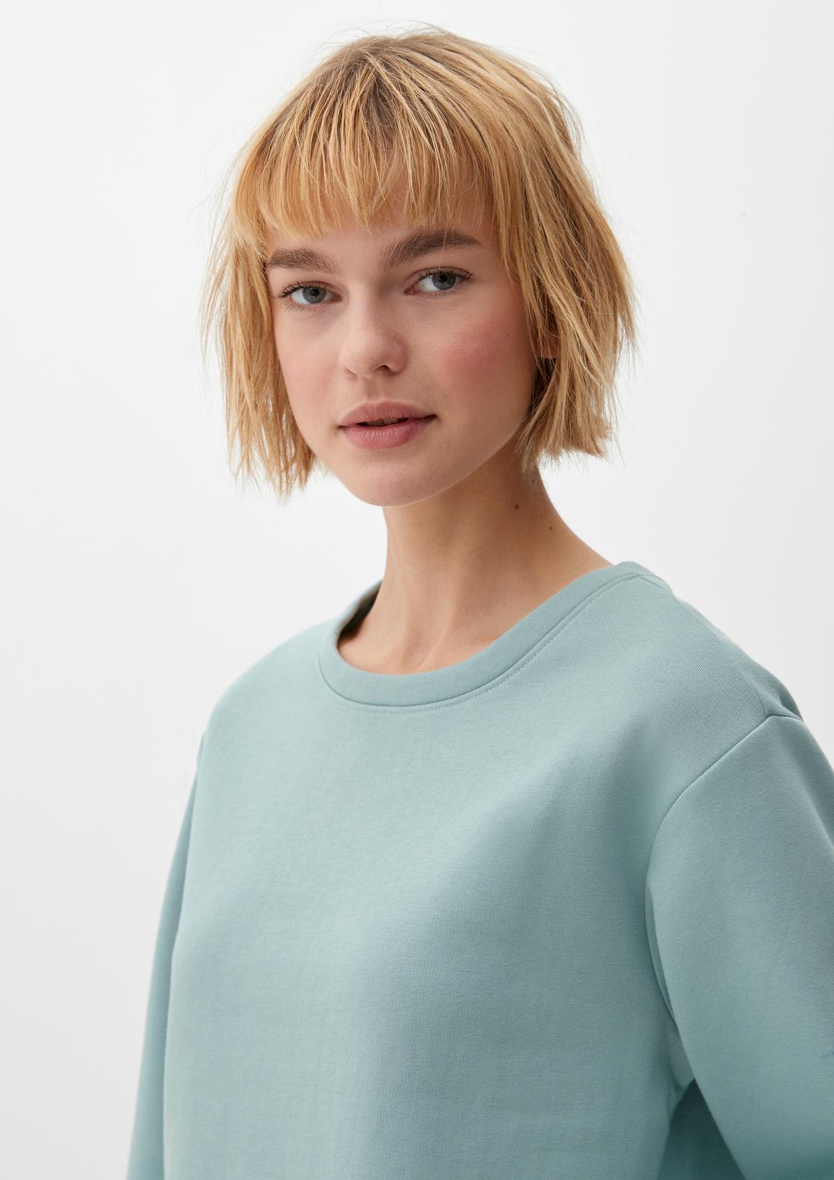 s.Oliver Sweatshirt with a rounded hem