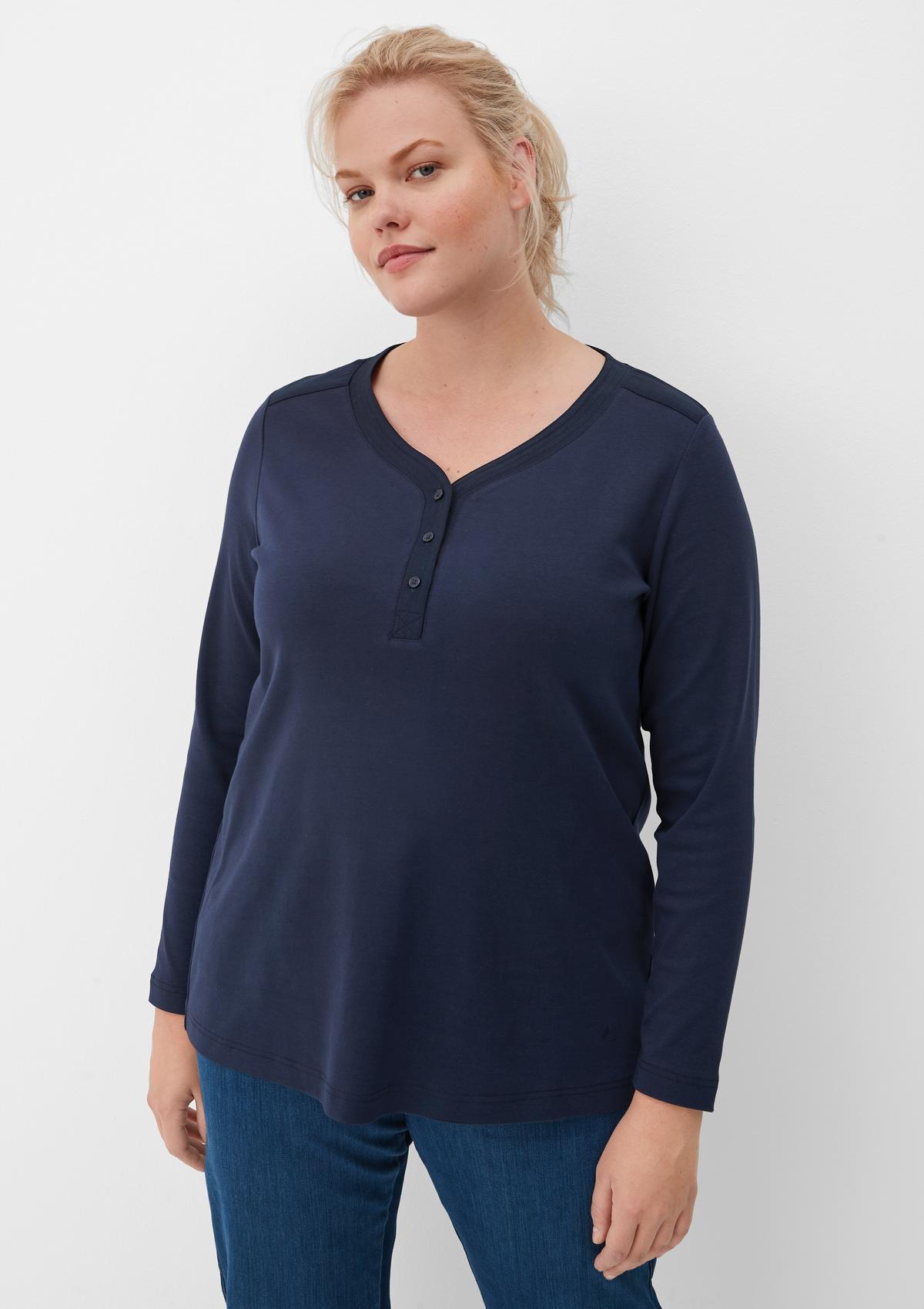 s.Oliver Henley top in stretch cotton