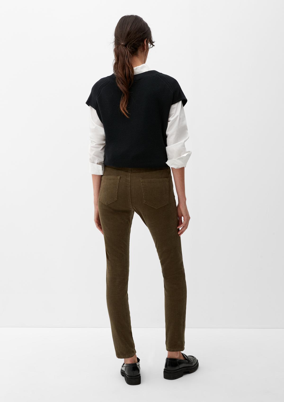 s.Oliver Slim fit: needlecord trousers