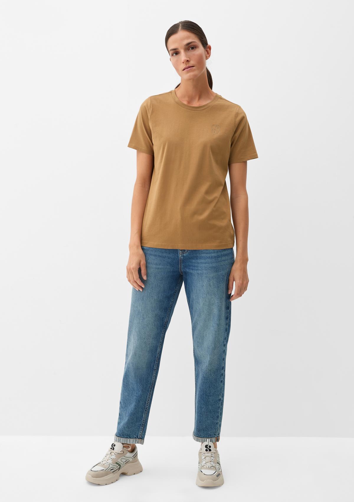 s.Oliver Loose top with logo print