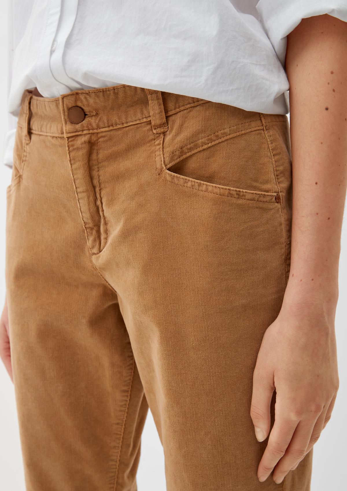 s.Oliver Corduroy chinos in stretch cotton