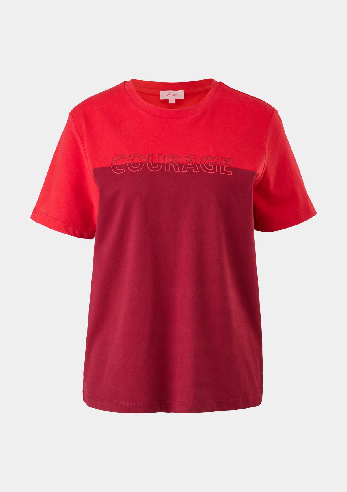 s.Oliver T-shirt à effet colour blocking