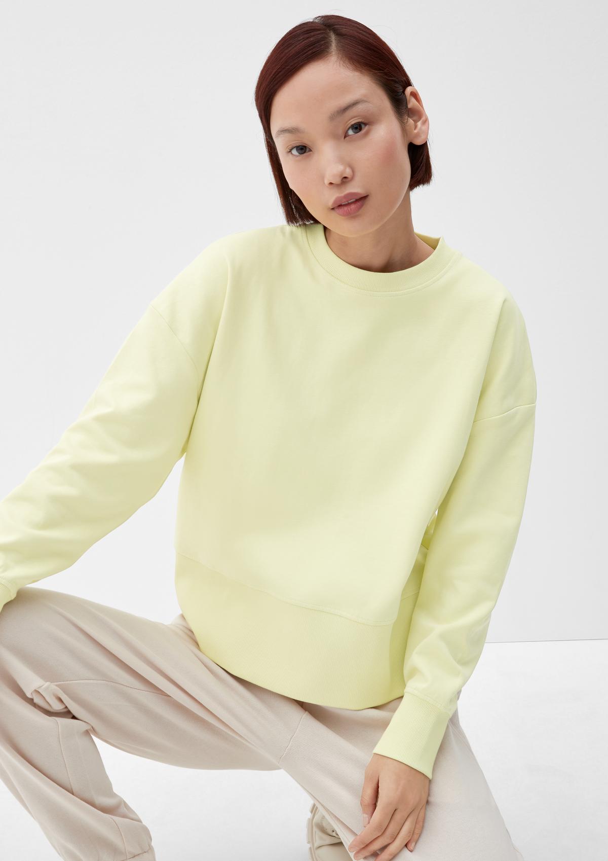 s.Oliver Sweatshirt with a ribbed collar