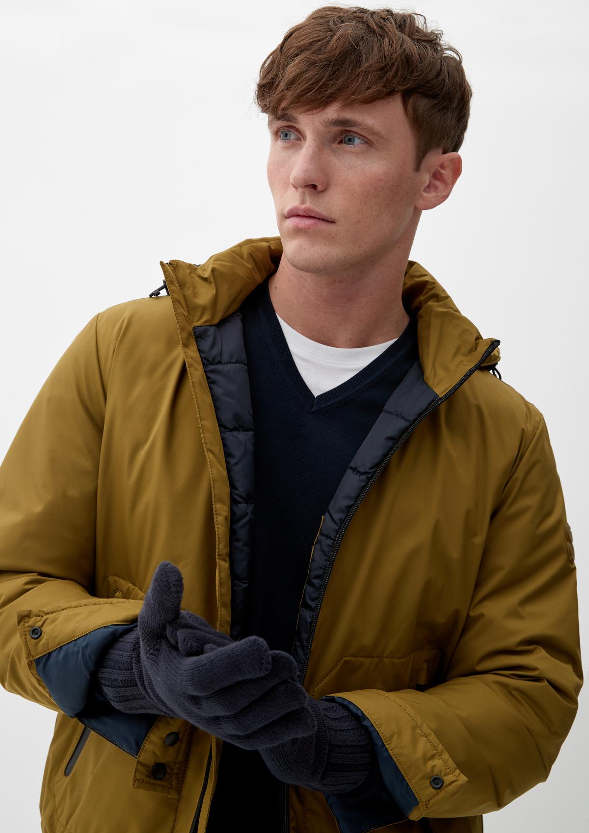 s.Oliver Cotton gloves with a touchscreen function