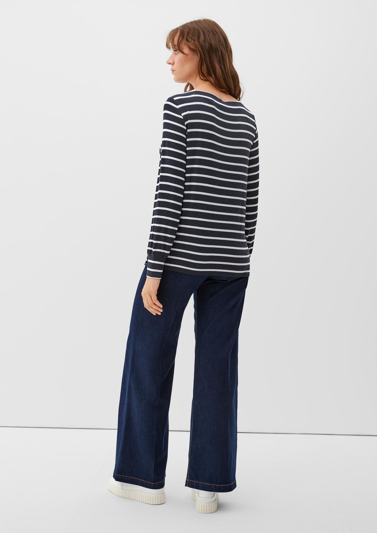s.Oliver Knit jersey striped top