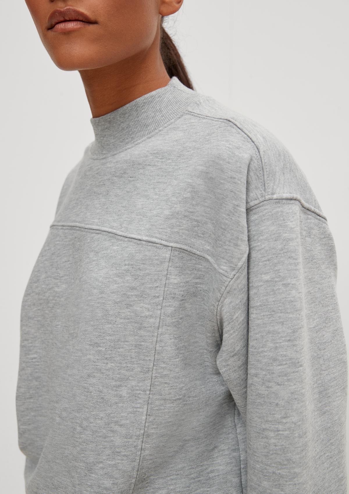 comma Sweatshirt aus Baumwollstretch