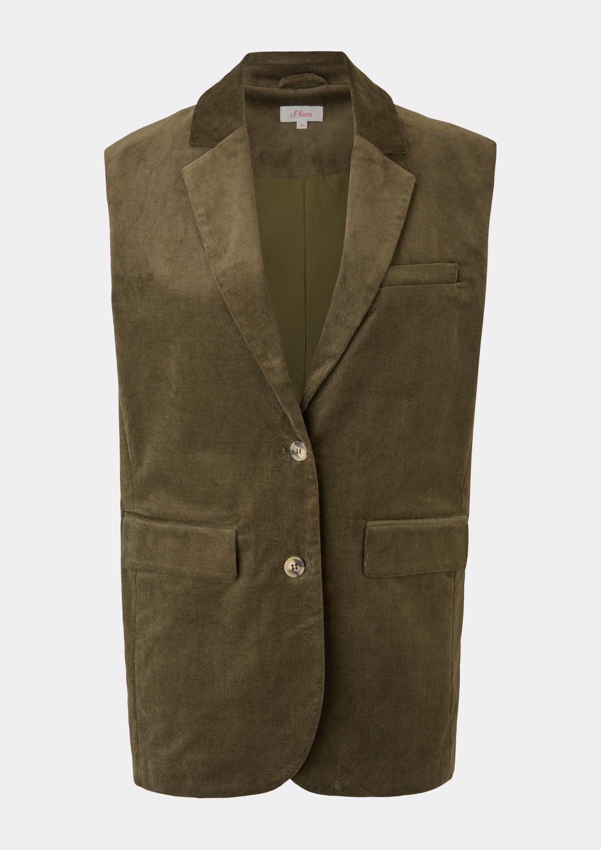 s.Oliver Needlecord waistcoat