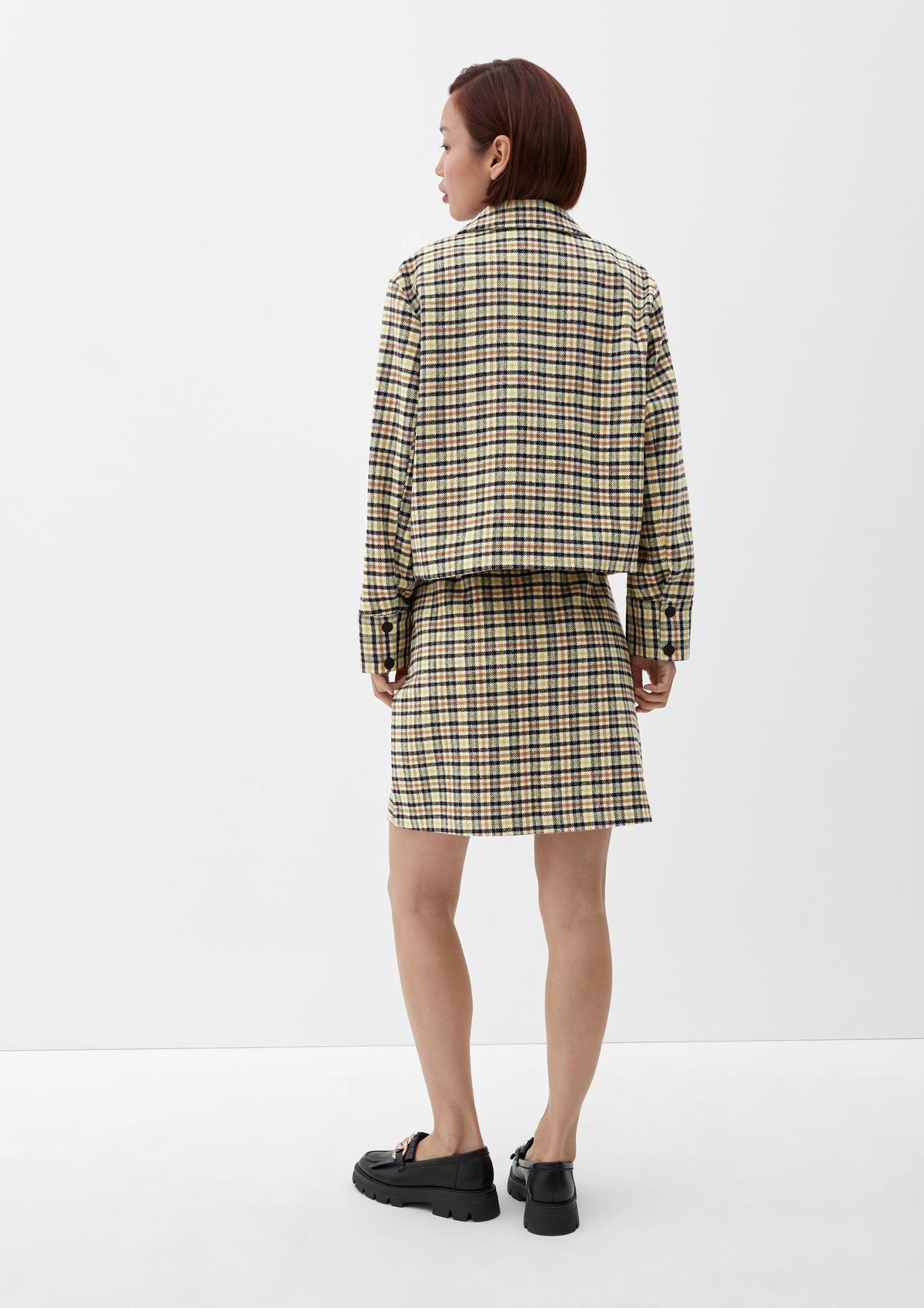 s.Oliver Jacket with a check pattern