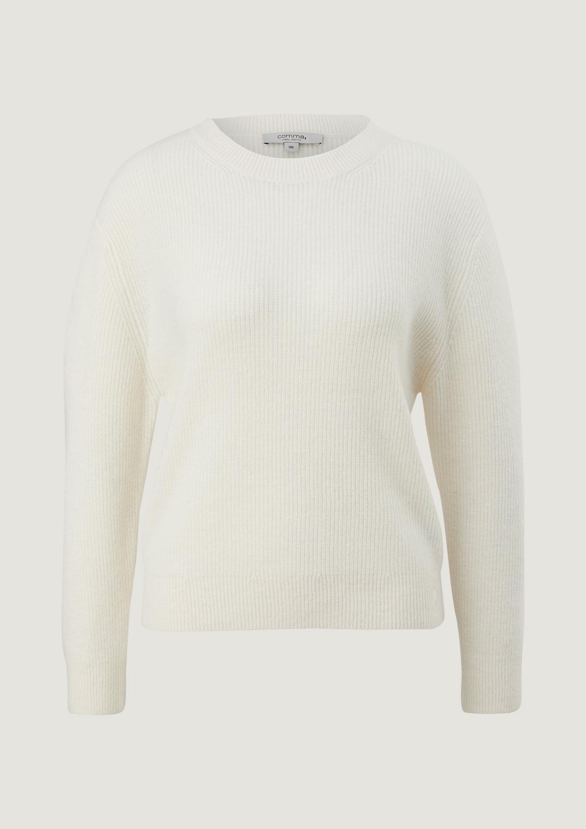 Softer Pullover aus Wollmix - zartrosa | Comma