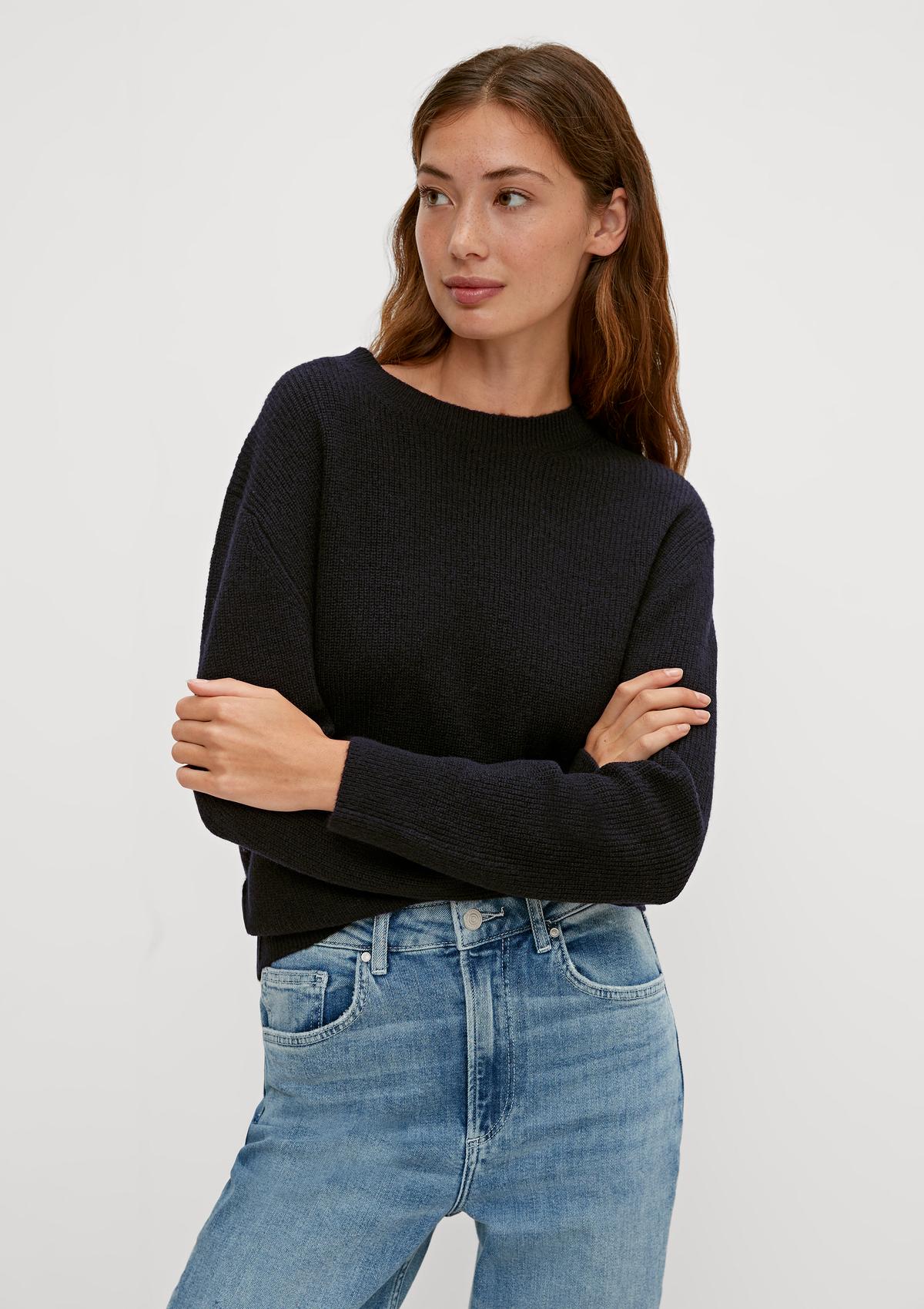 comma Soft jumper in a wool blend
