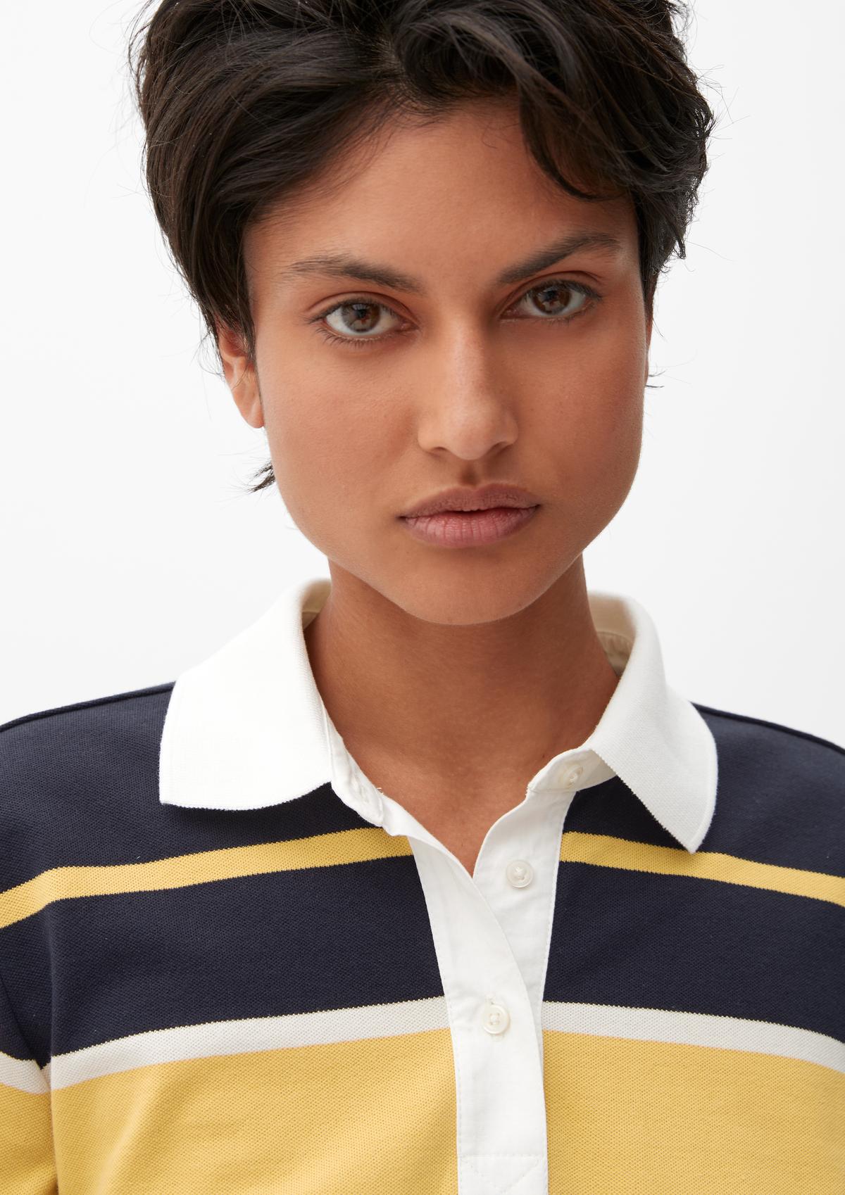 s.Oliver Polo shirt with a stripe pattern