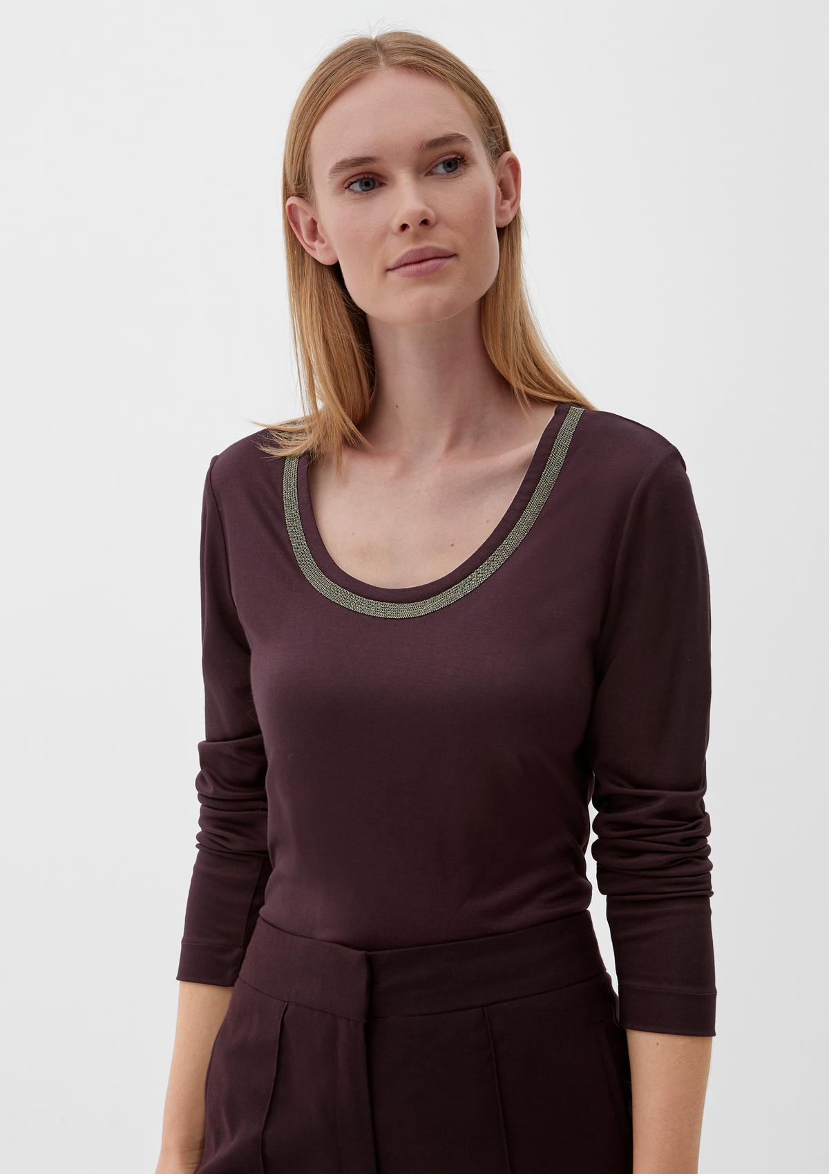 s.Oliver Long sleeve top with a decorative detail