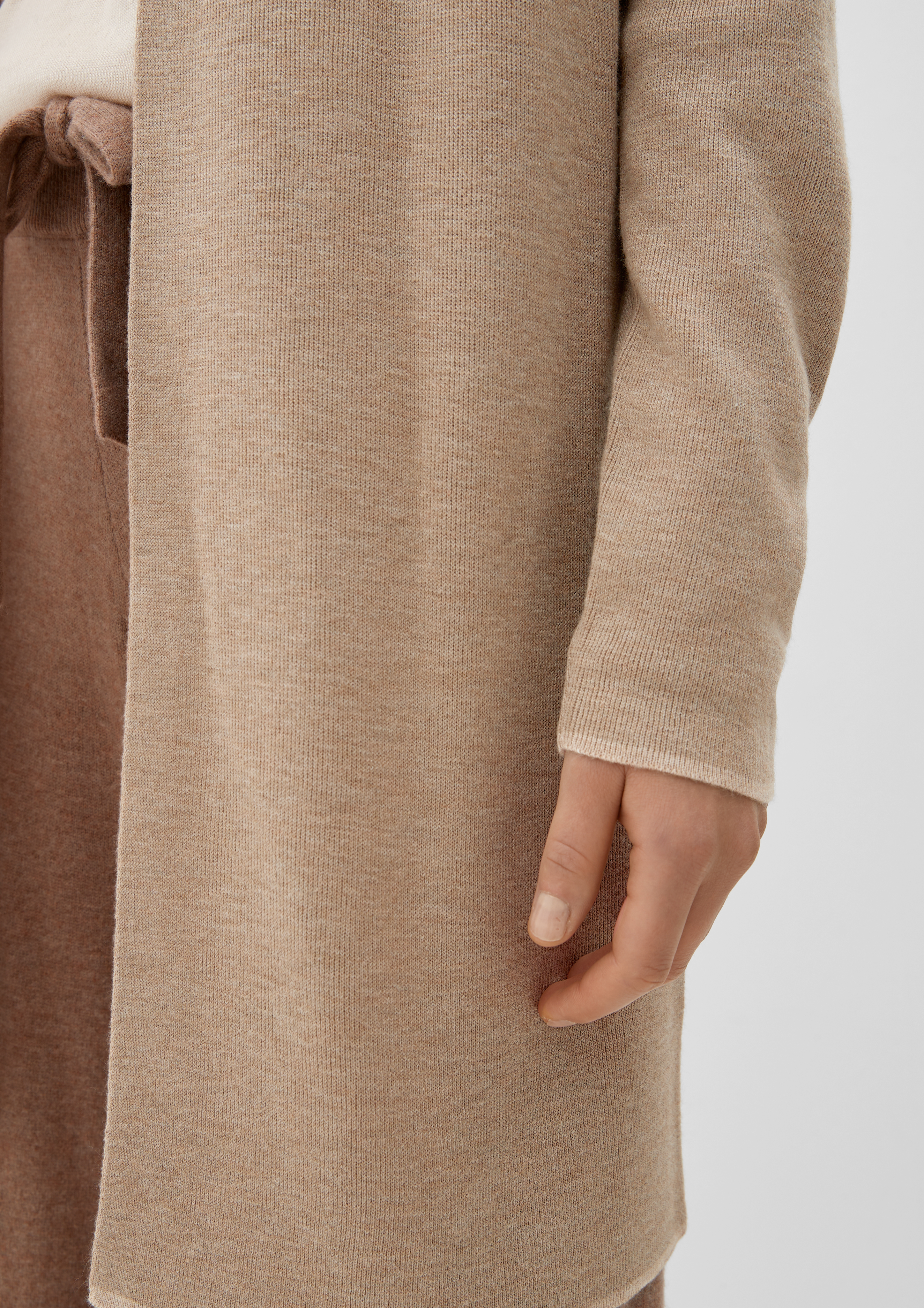 Langer Double FaceCardigan limettengrün s.Oliver