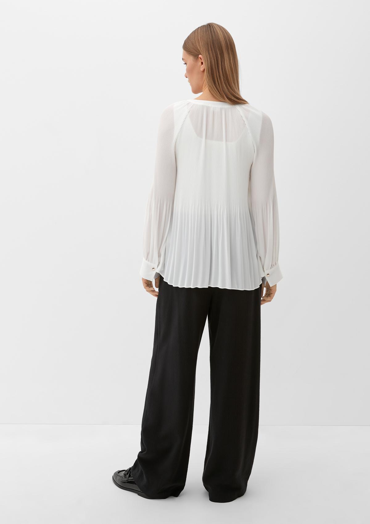 s.Oliver Blouse with a pleated texture