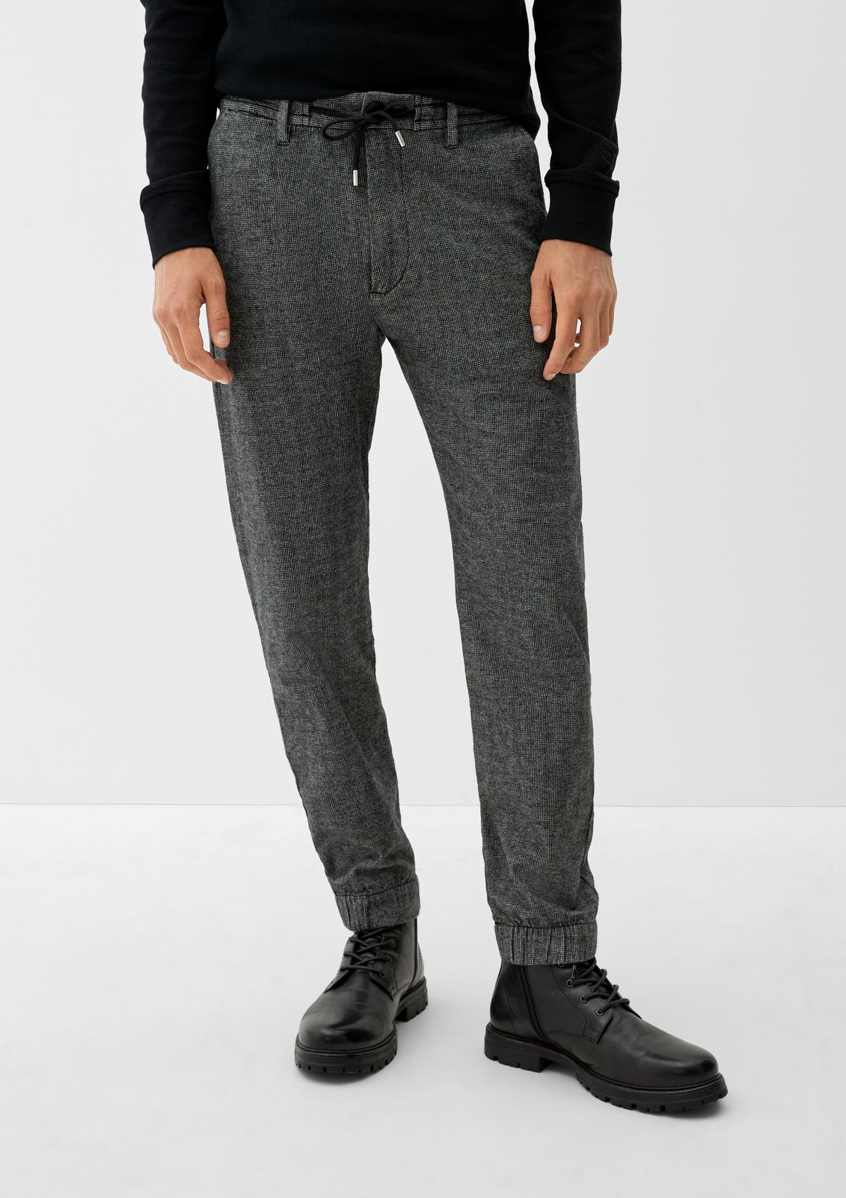 s.Oliver Relaxed fit: tracksuit bottoms with an all-over pattern