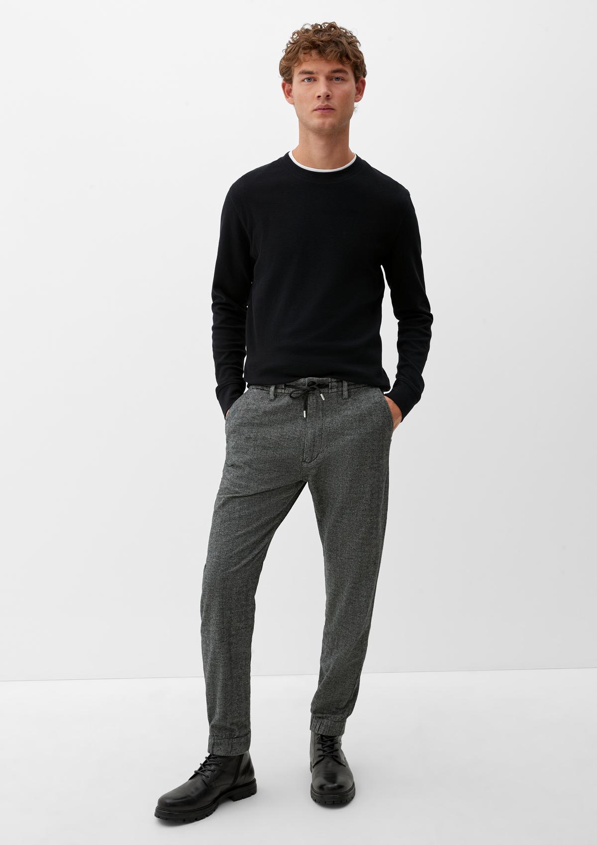 s.Oliver Relaxed fit: tracksuit bottoms with an all-over pattern