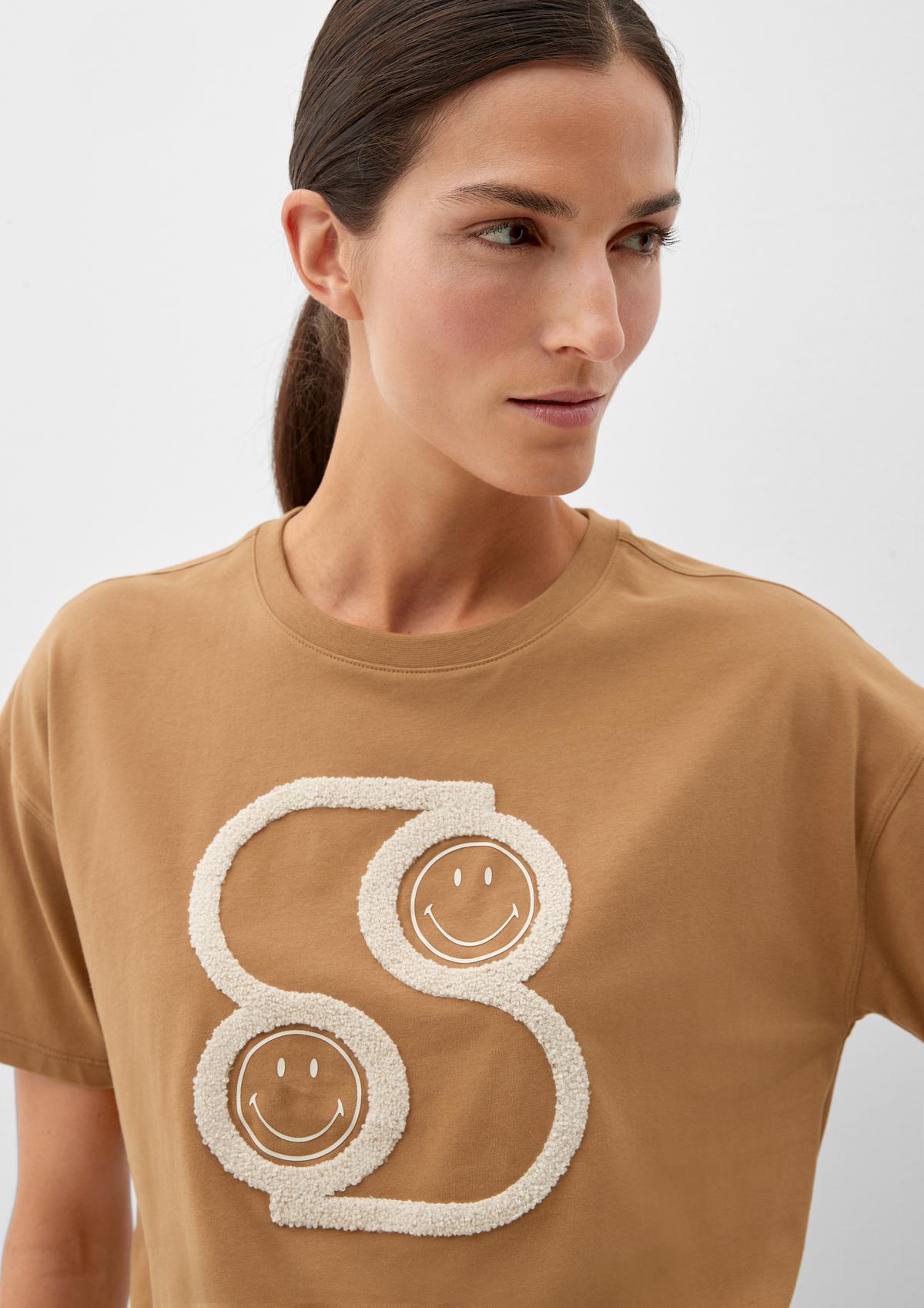 s.Oliver T-shirt animé d'un imprimé Smiley®