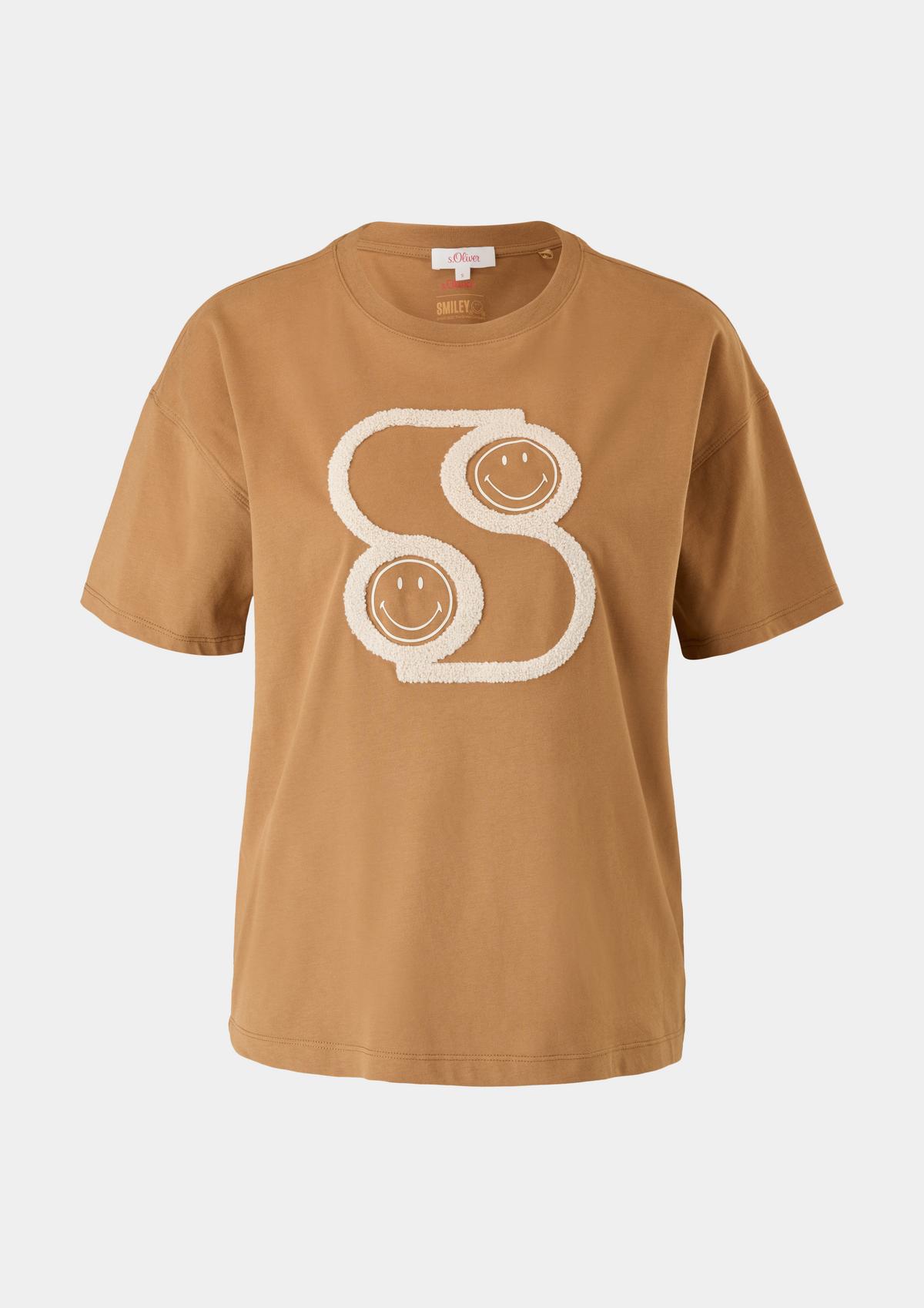 s.Oliver T-shirt animé d'un imprimé Smiley®