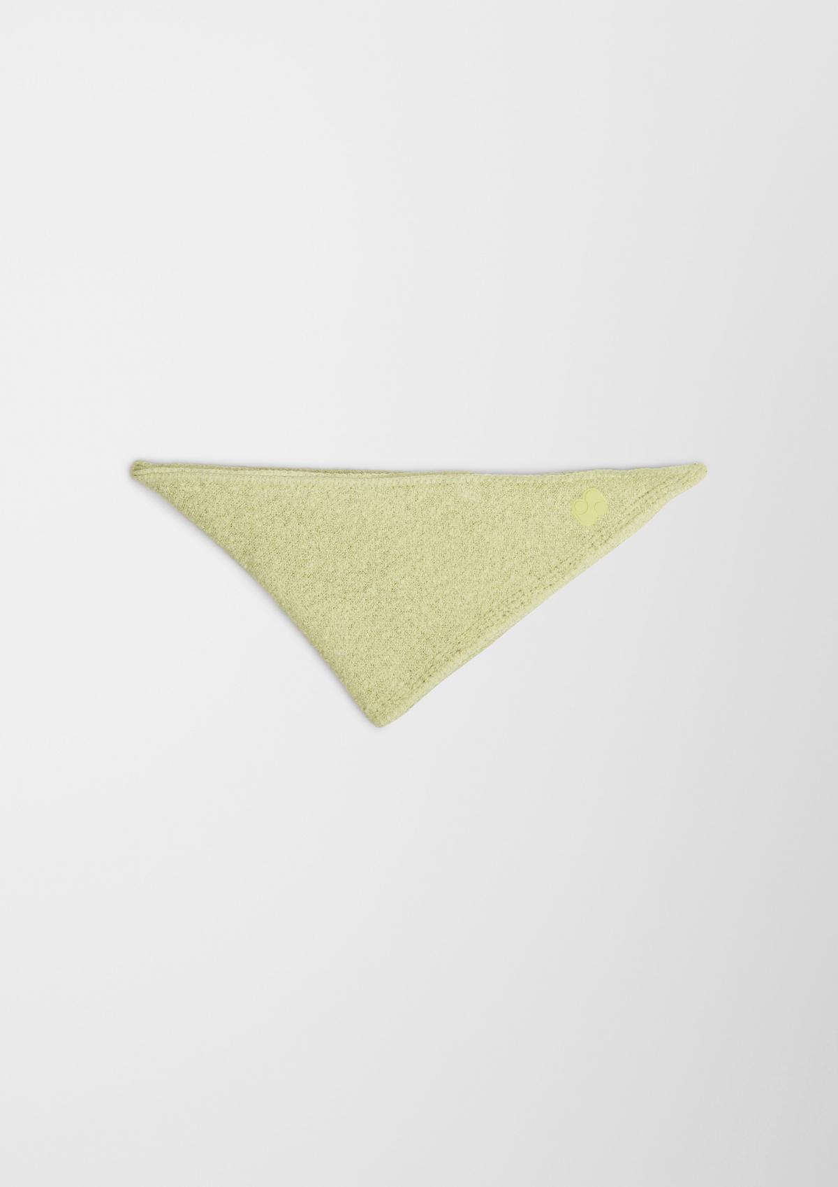 s.Oliver Triangular scarf made of teddy plush