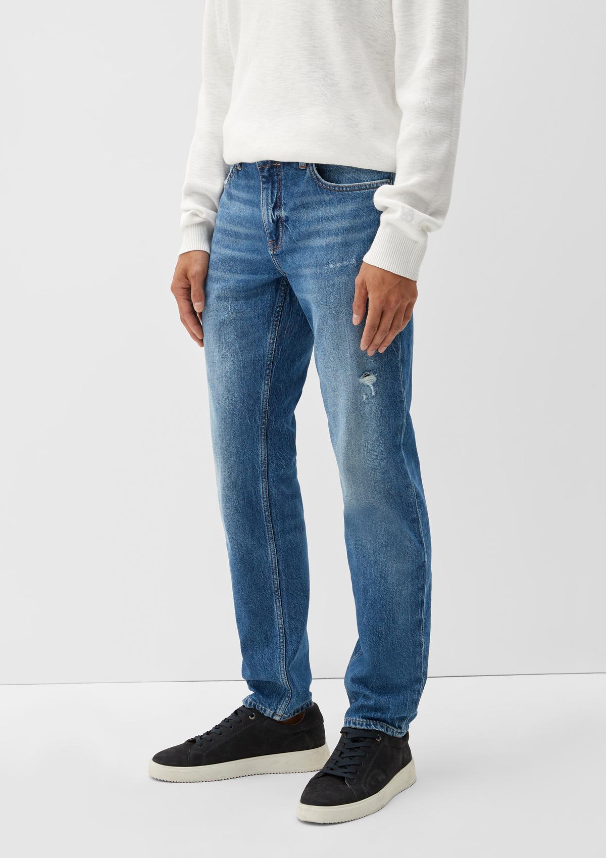 s.Oliver Regular : jean à ceinture scintillante