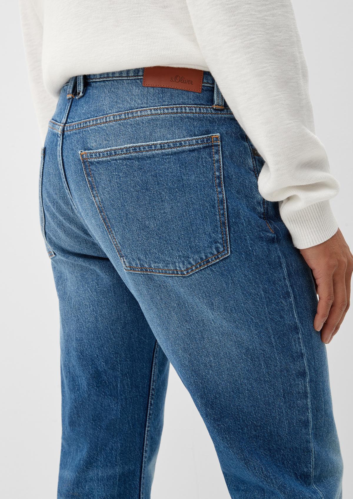 s.Oliver Regular: jeans met glinsterende riem