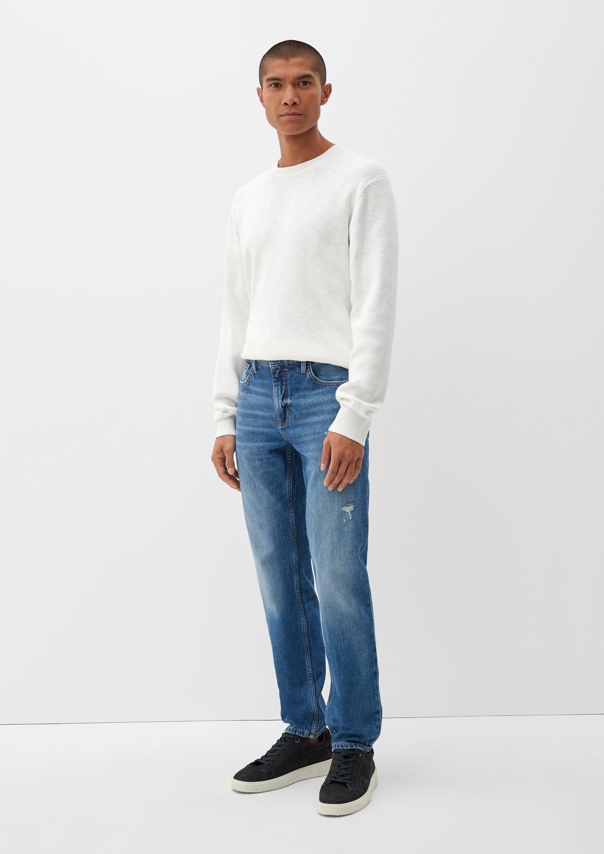 s.Oliver Regular fit: jeans with a glittery belt