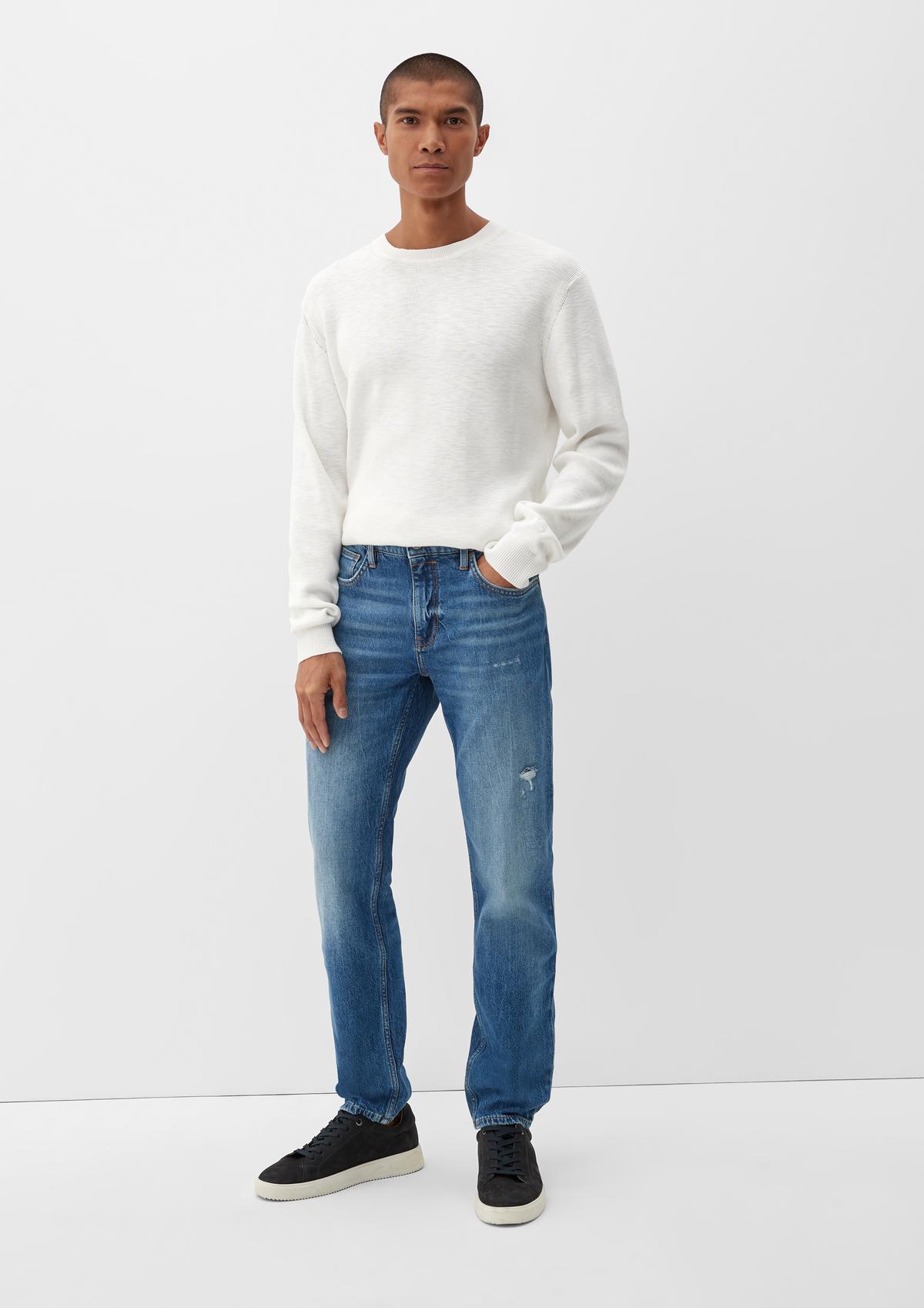 s.Oliver Regular fit: jeans with a glittery belt