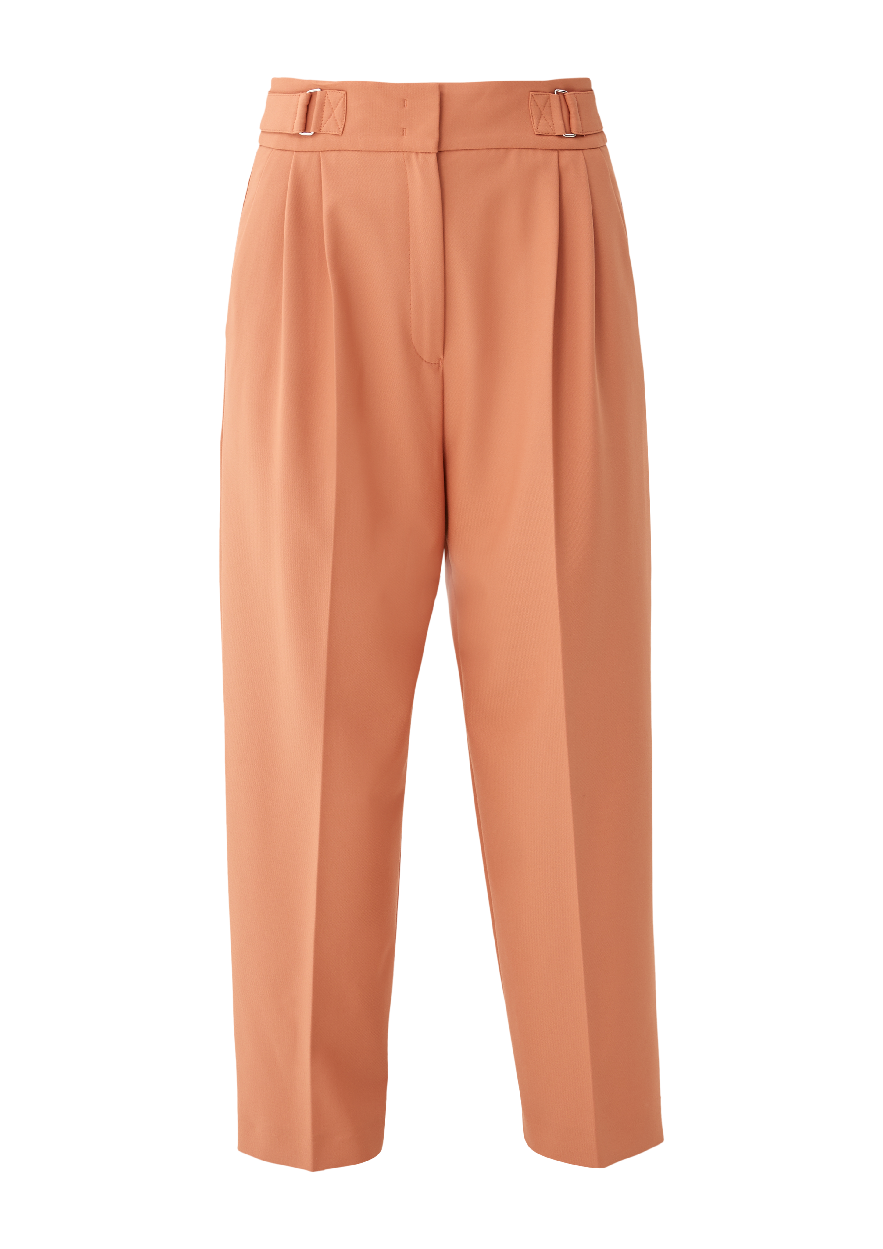 s.Oliver - Regular: 7/8-Hose mit Bügelfalten, Damen, Orange