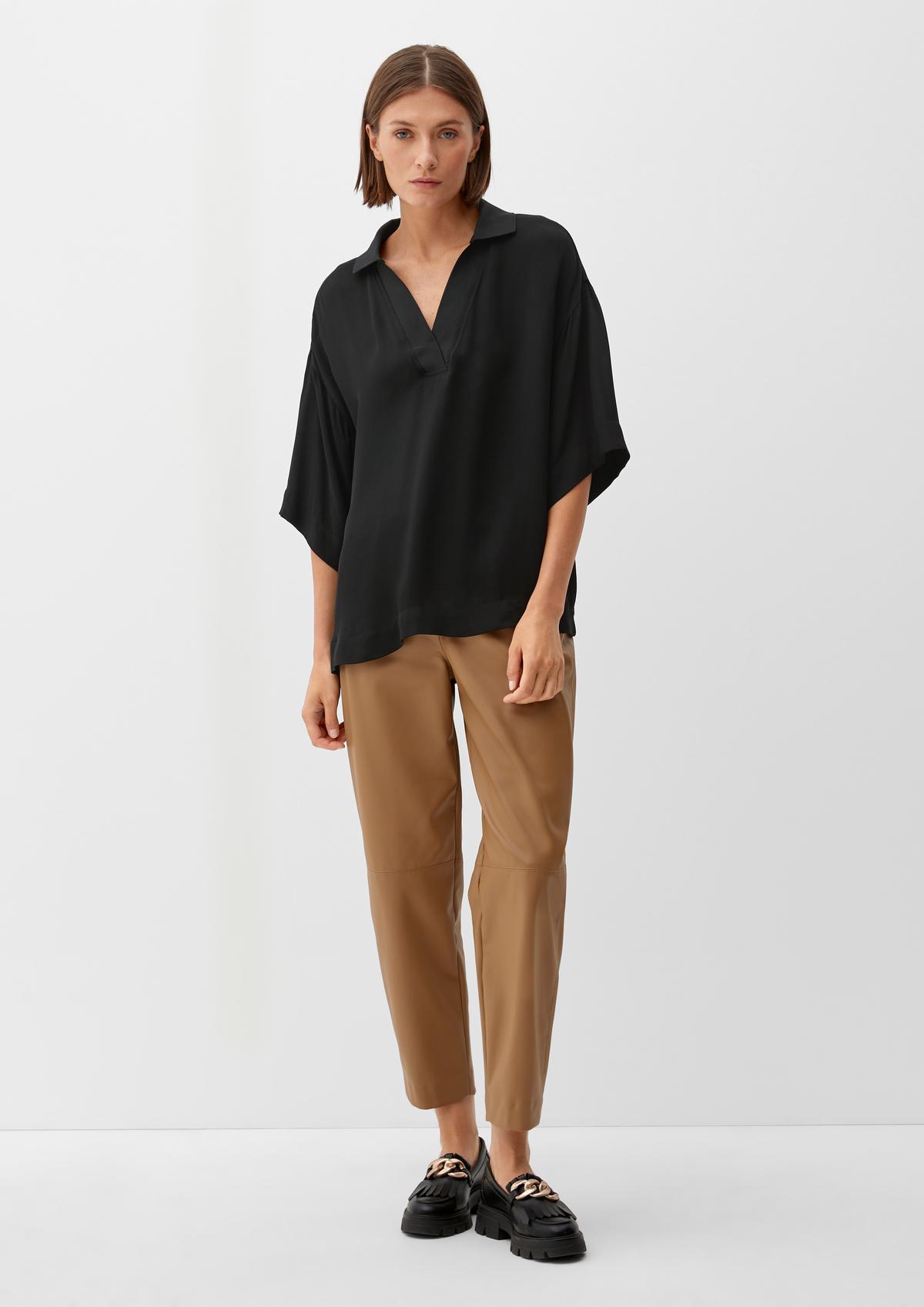 s.Oliver Viscose blouse in a loose fit