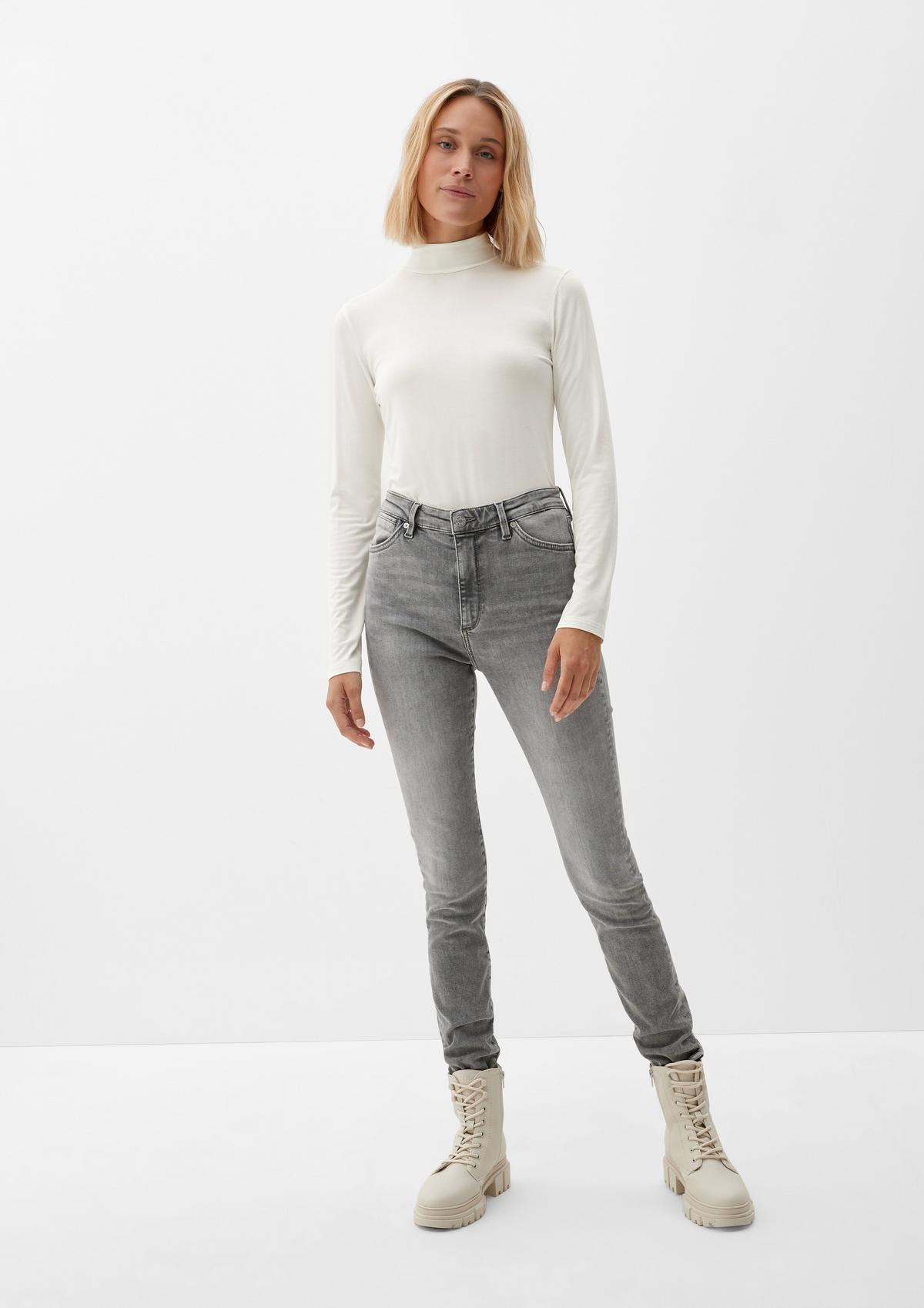 s.Oliver Long sleeve top in stretch viscose