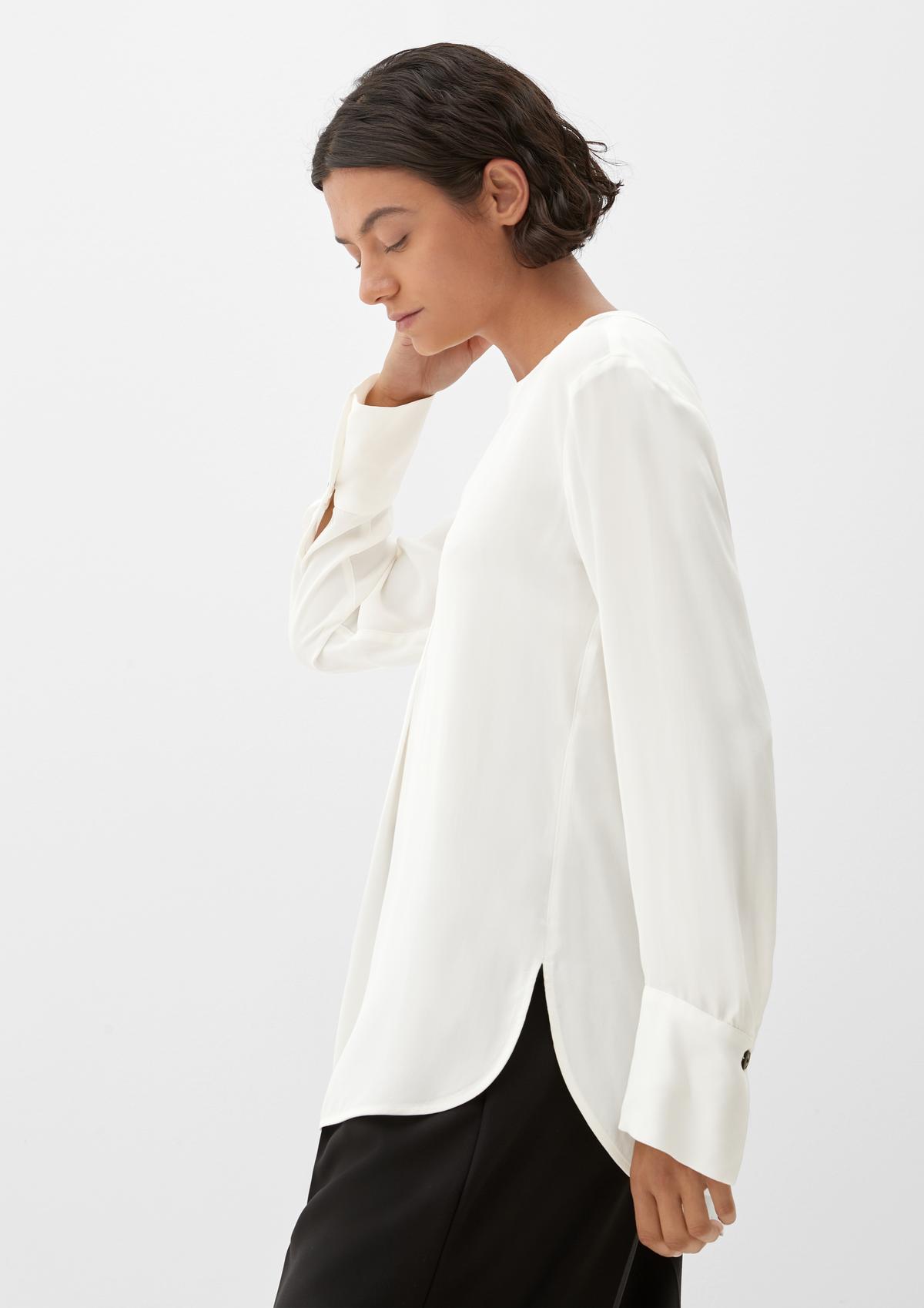 s.Oliver Blouse with a crêpe texture