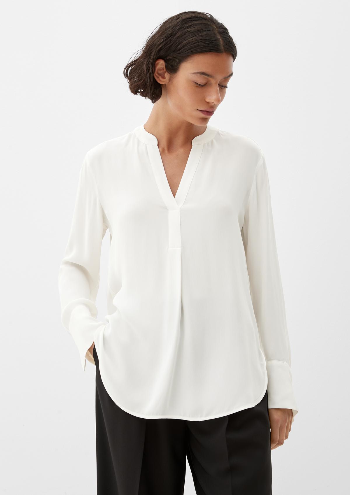 s.Oliver Blouse with a crêpe texture