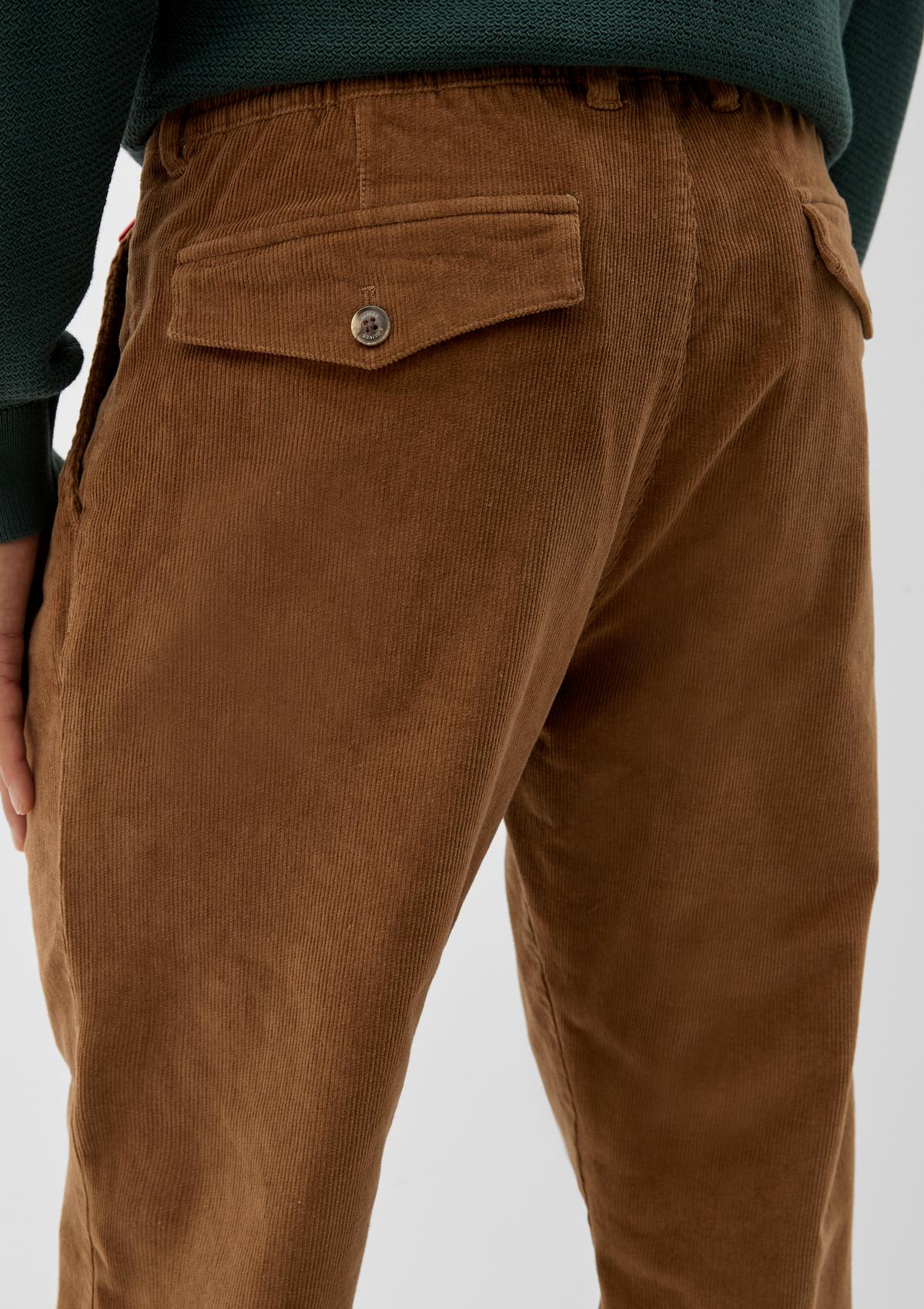 s.Oliver Relaxed fit: corduroy chinos