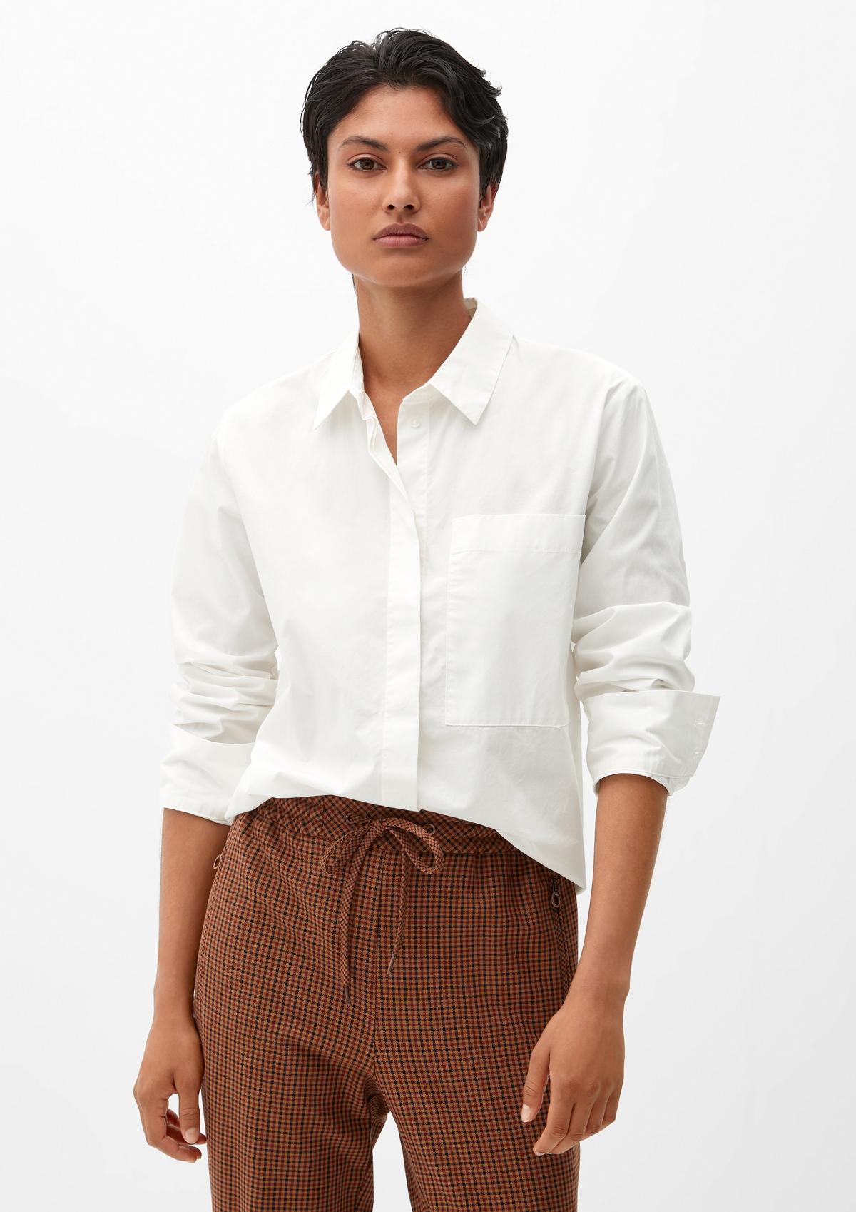 s.Oliver Cotton blouse in a loose fit