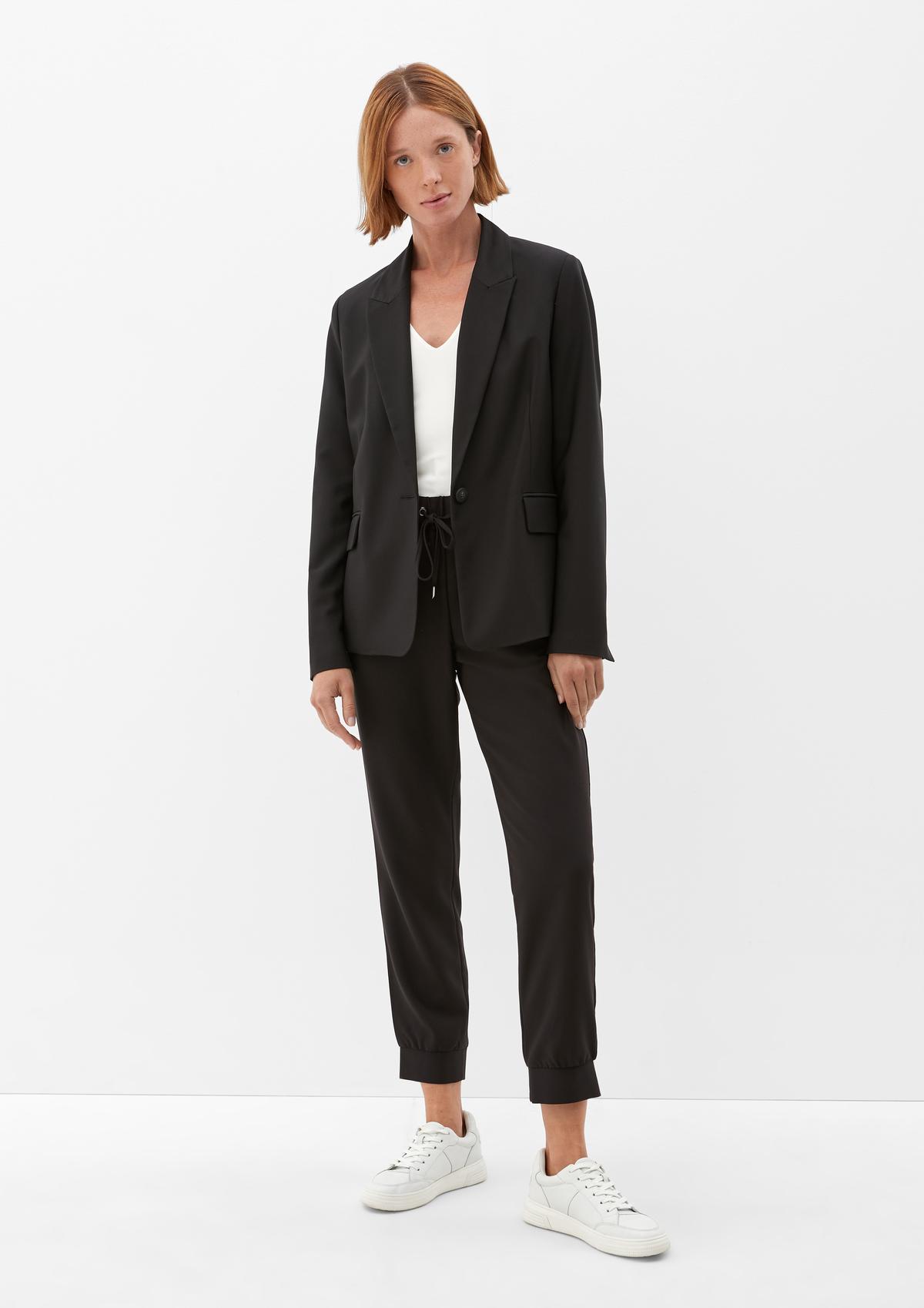 s.Oliver Viscose crêpe trousers