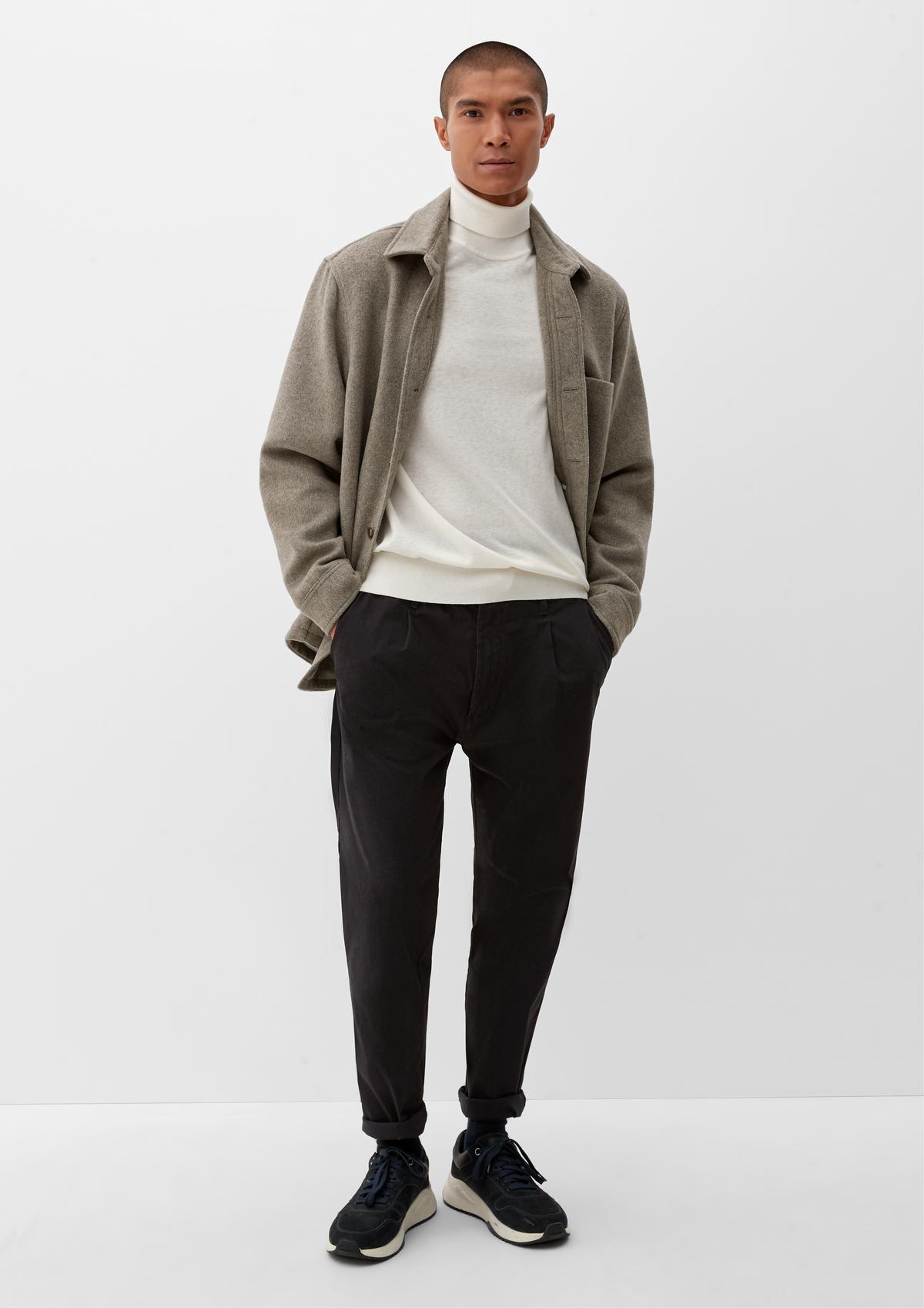 Relaxed fit: tracksuit bottoms in stretch cotton