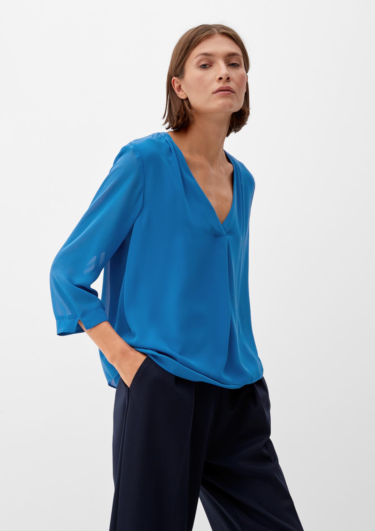 s.Oliver Blouse in een dubbellaagse look
