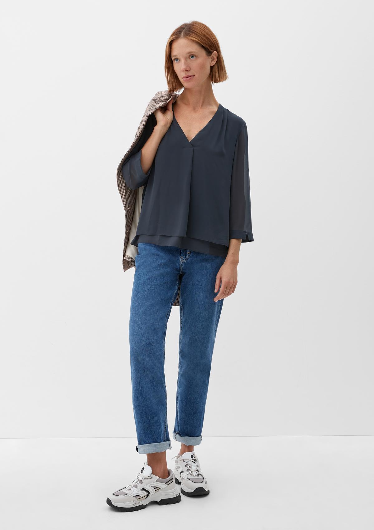 s.Oliver Bluse im Double-Layer-Look