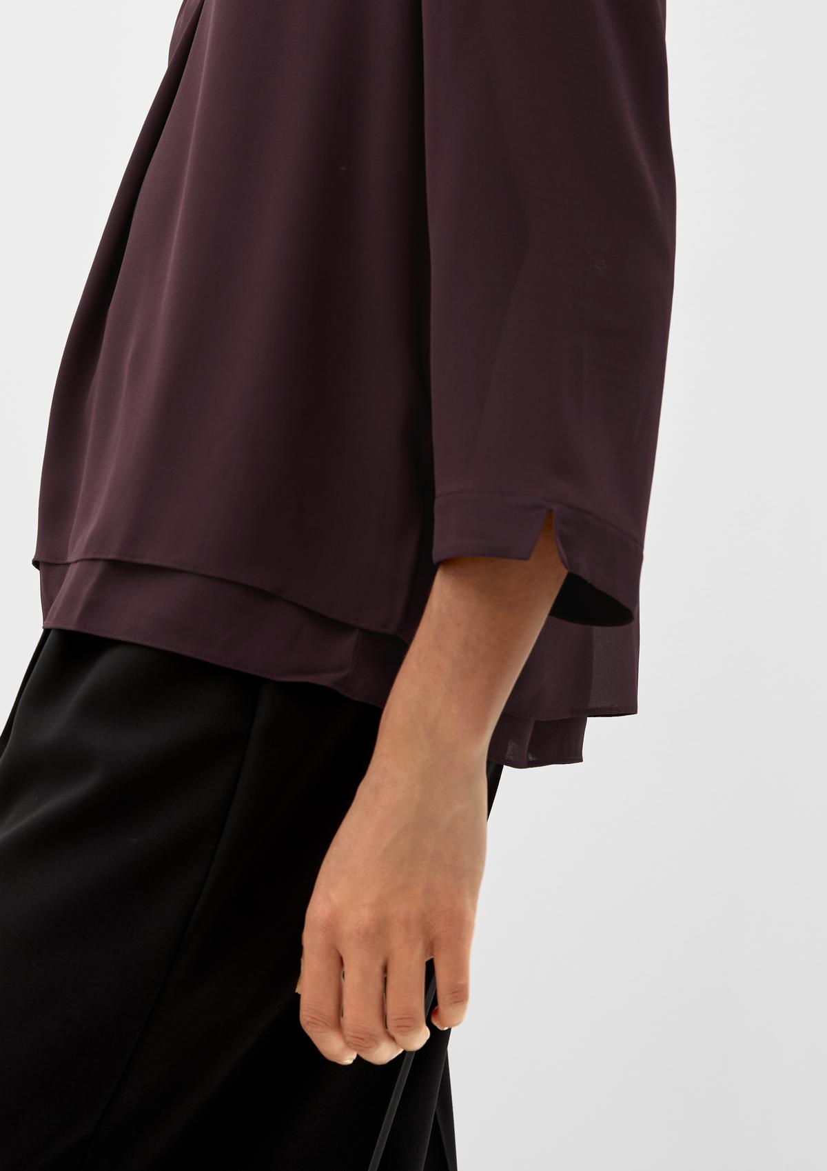 s.Oliver Double-layer blouse with 3/4-length sleeves