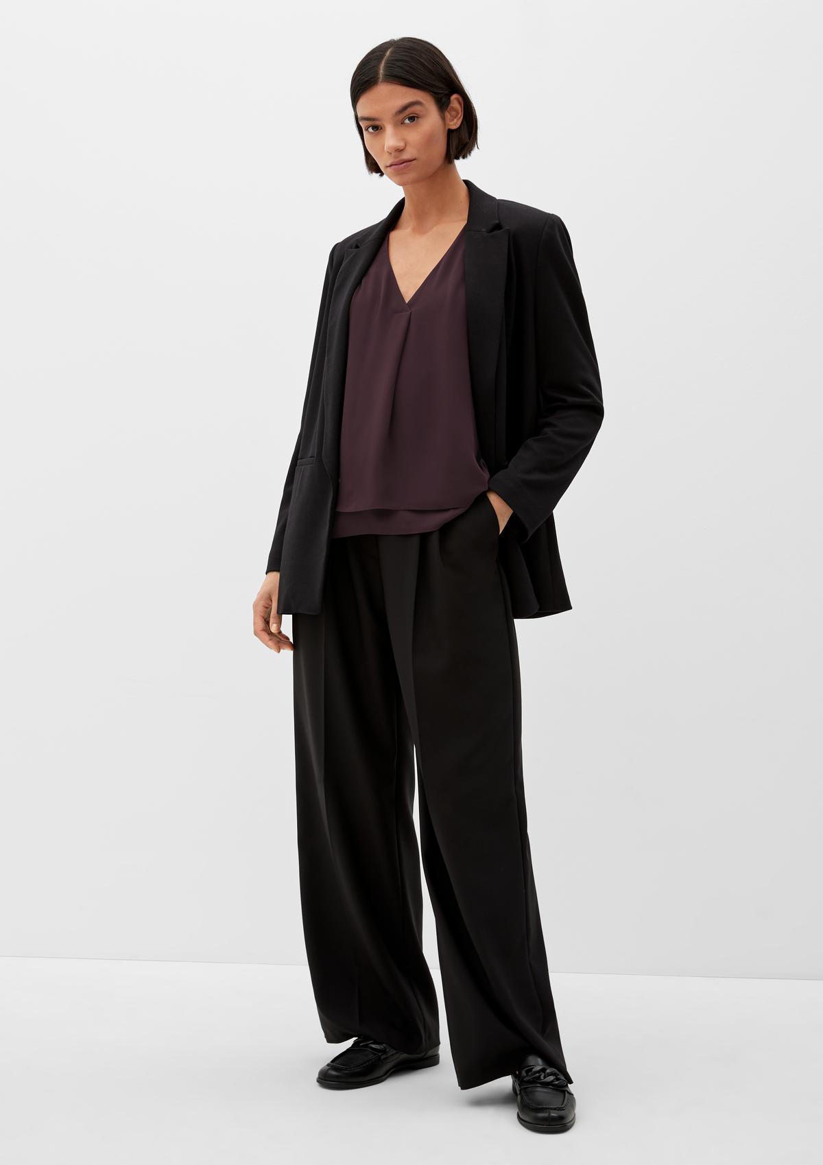s.Oliver Double-layer blouse with 3/4-length sleeves