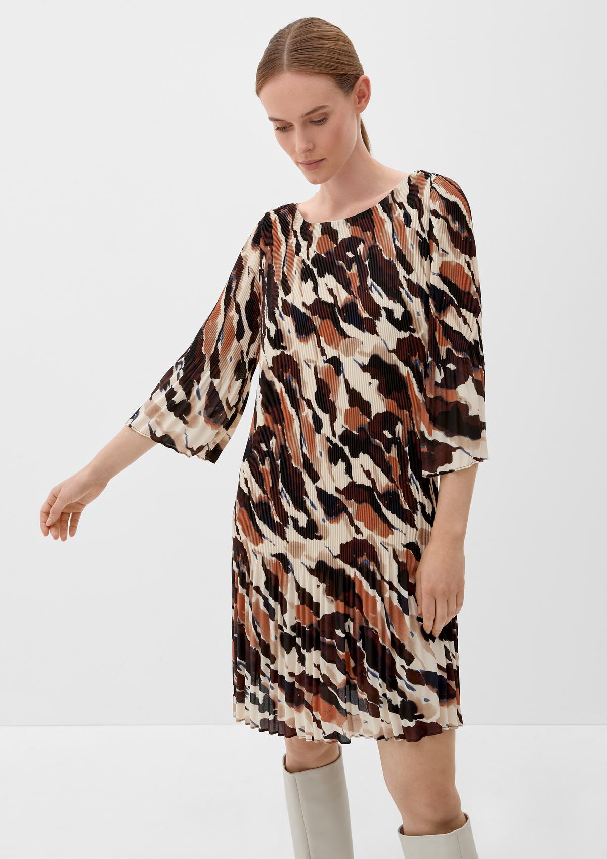 s.Oliver Viscose dress with pleats