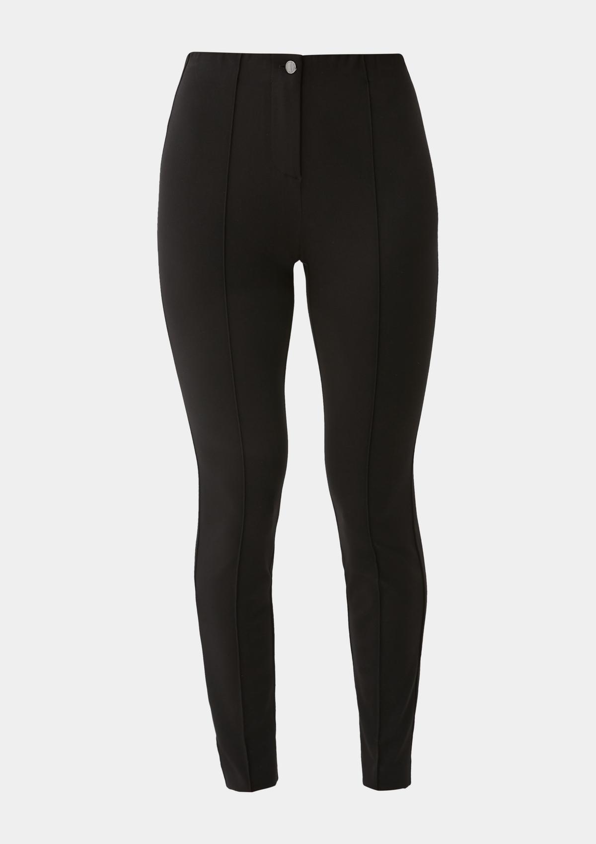 pintuck seams Slim with leggings black - fit:
