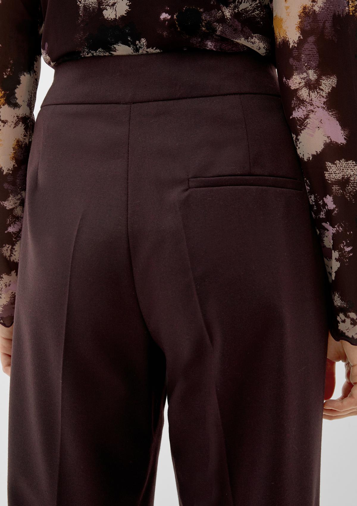 s.Oliver Cloth trousers in stretch viscose