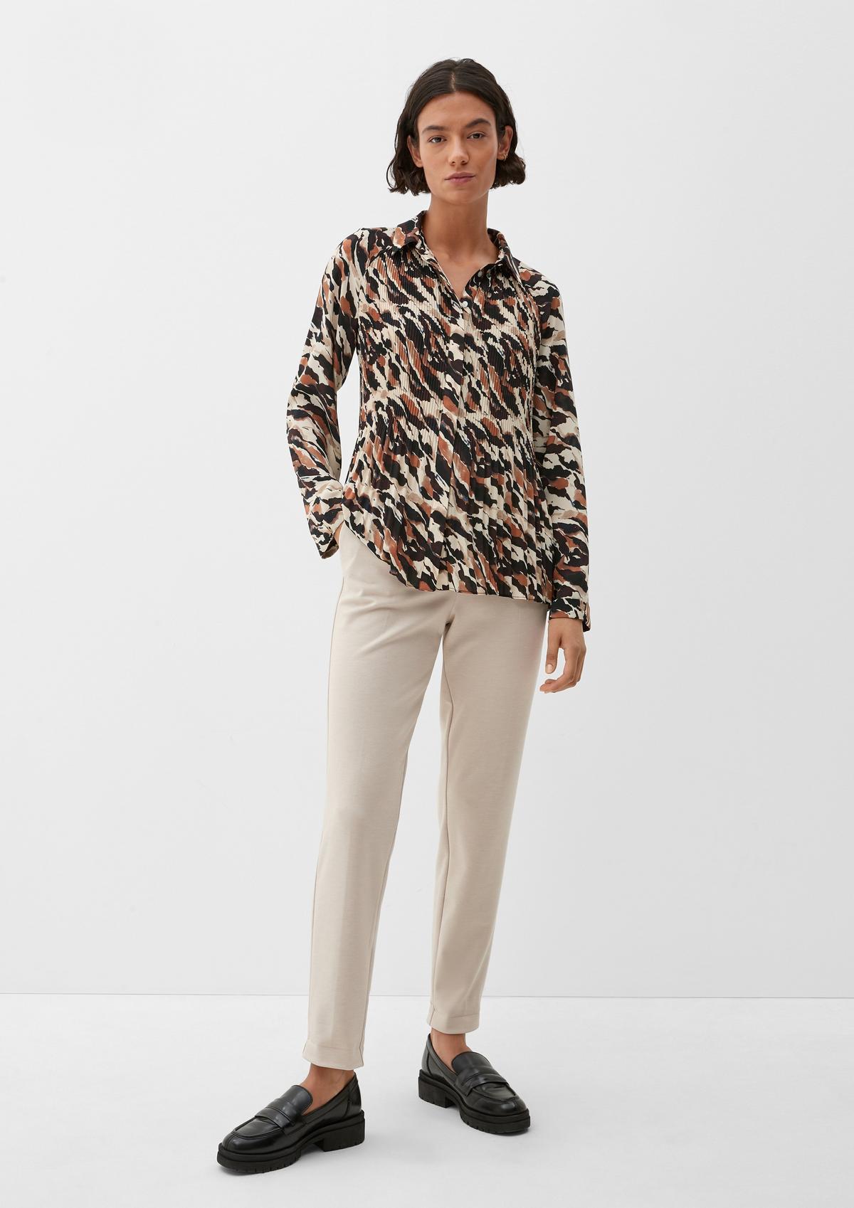 s.Oliver Blouse with pleated details