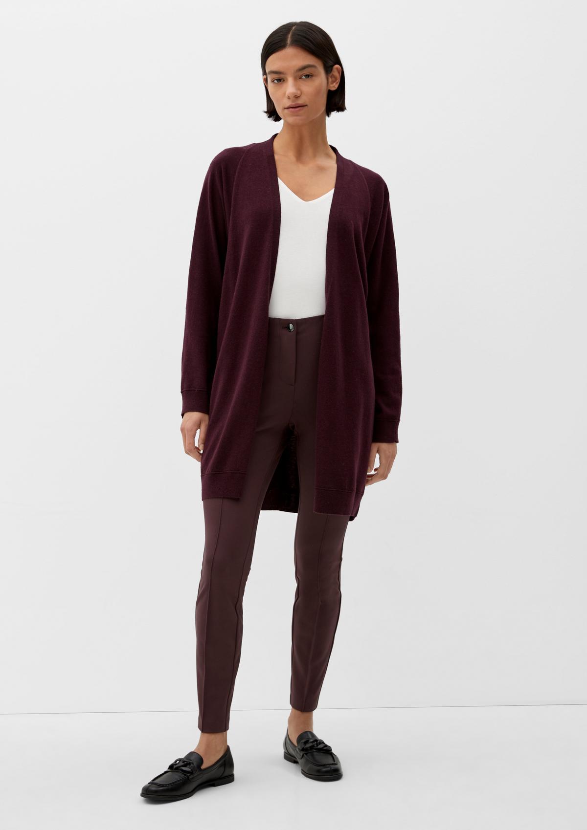 s.Oliver 7/8-length trousers with pintucks