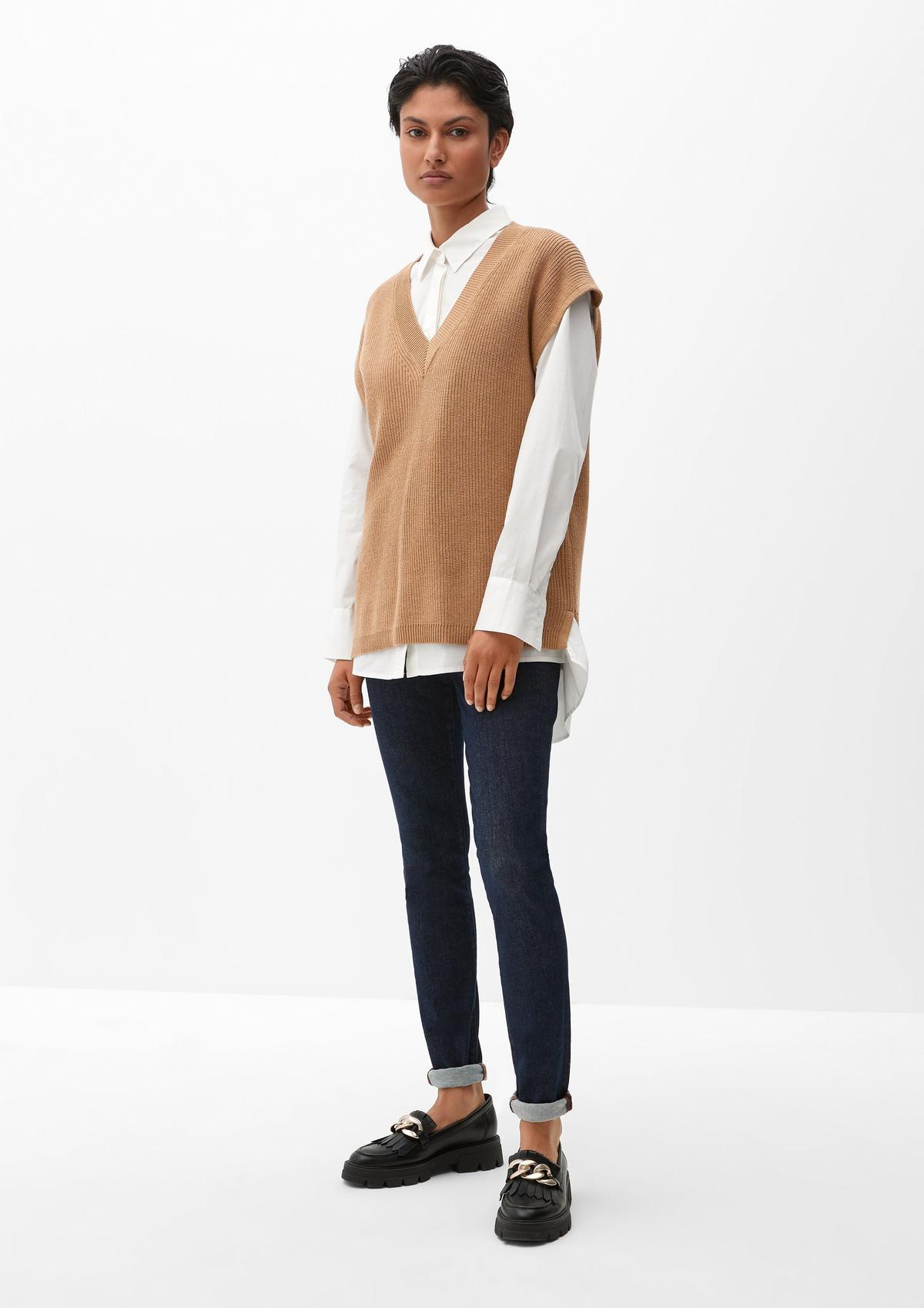 s.Oliver Pull sans manches ample en maille