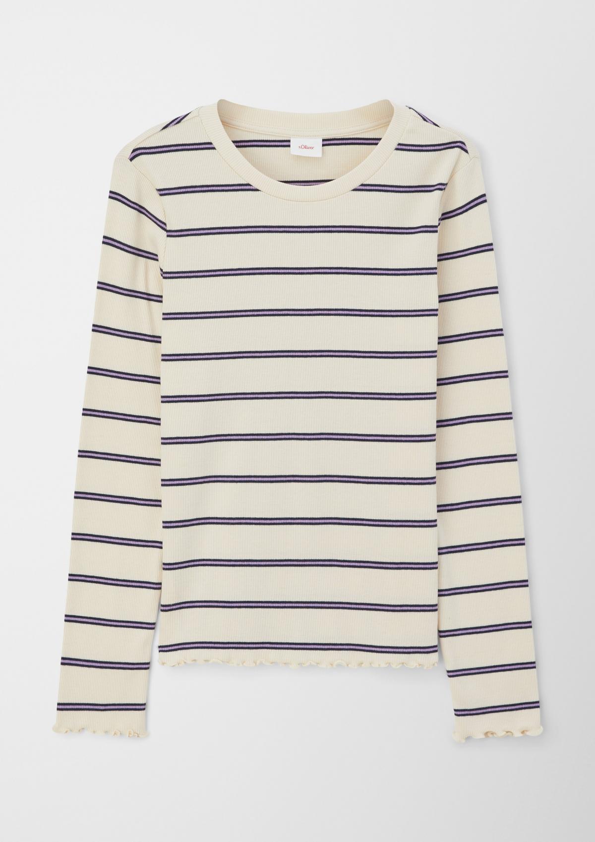 s.Oliver Long sleeve top with horizontal stripes