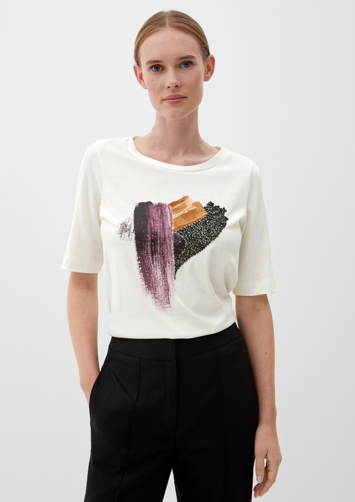 s.Oliver T-shirt with satin detail