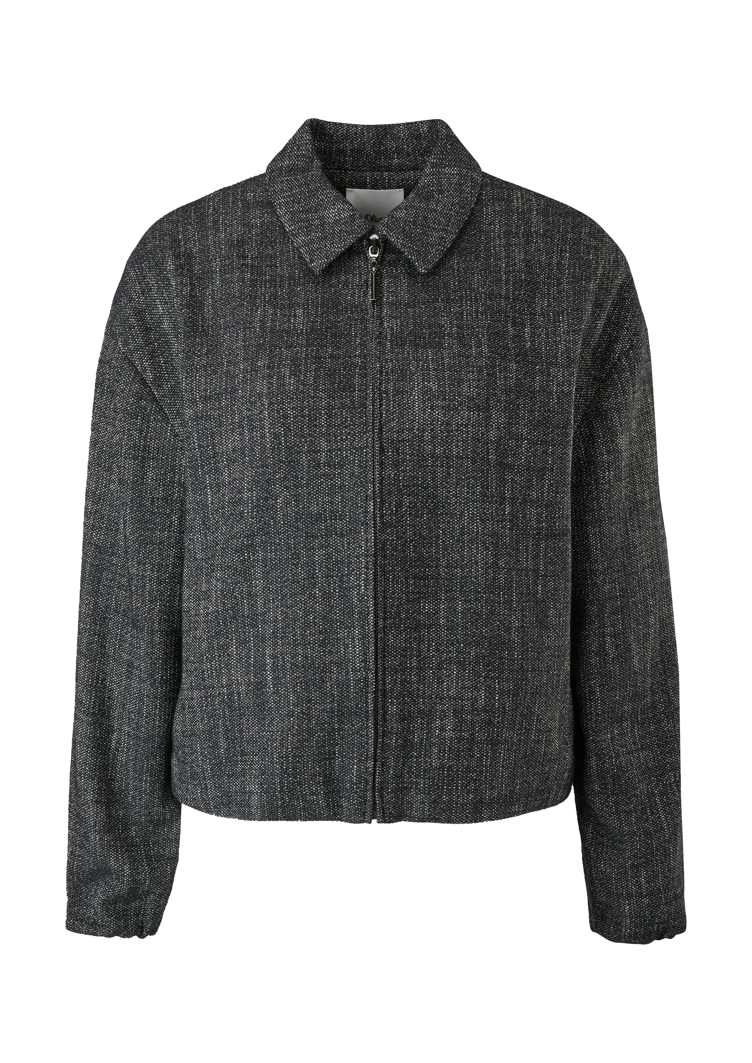 Stretch viscose jacket black s.Oliver