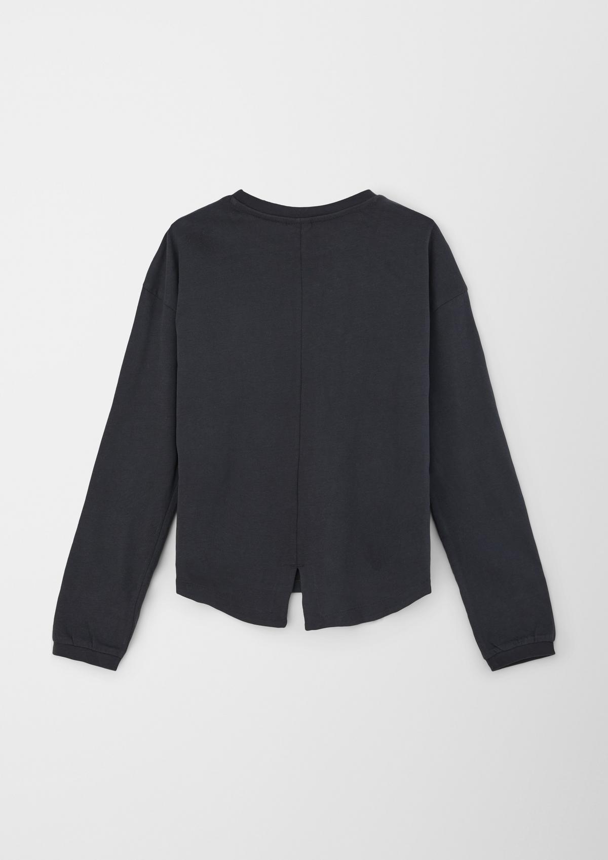 s.Oliver Long sleeve top with a studded trim